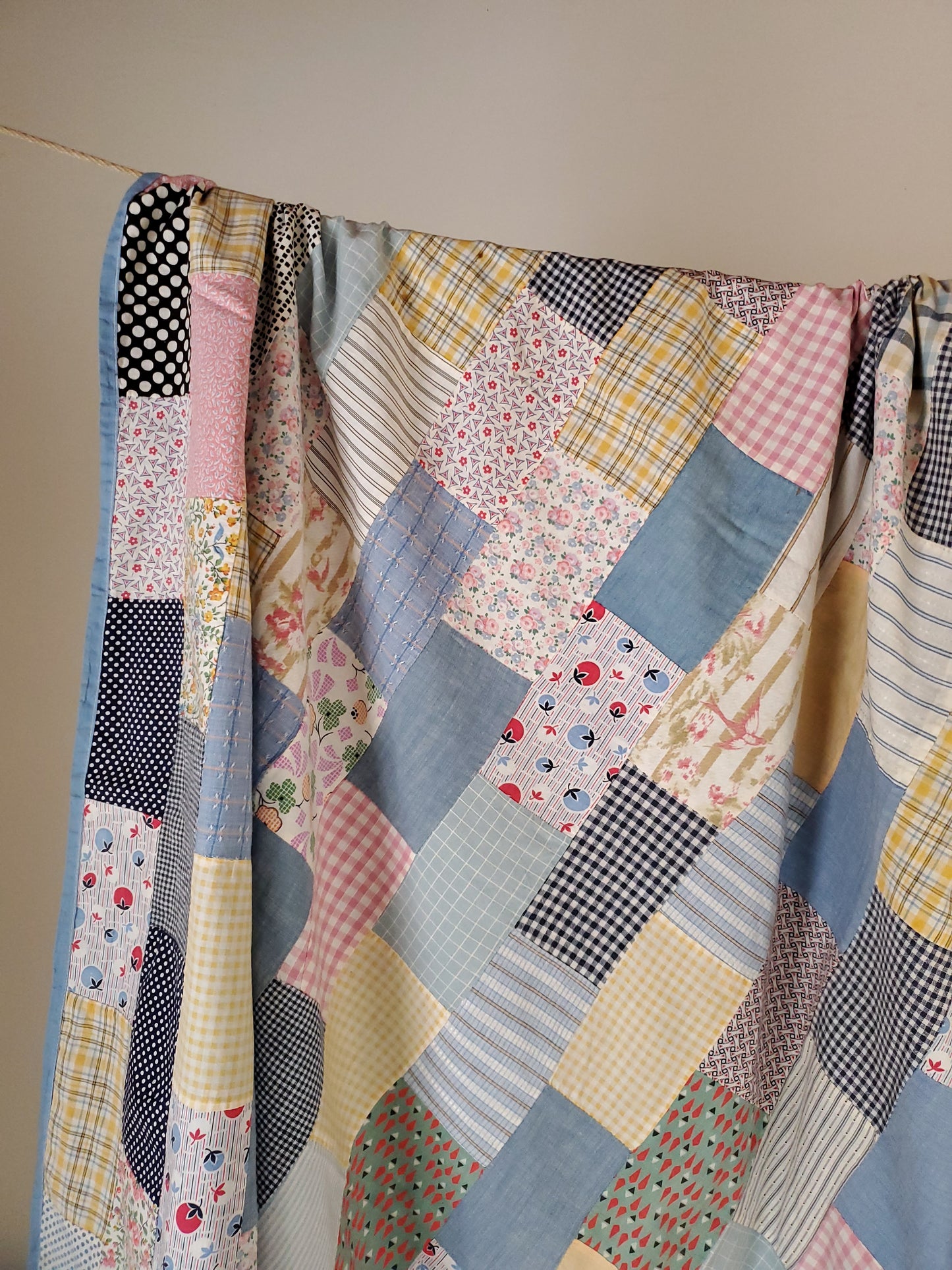 Vintage Brickwork Coverlet ca 1930