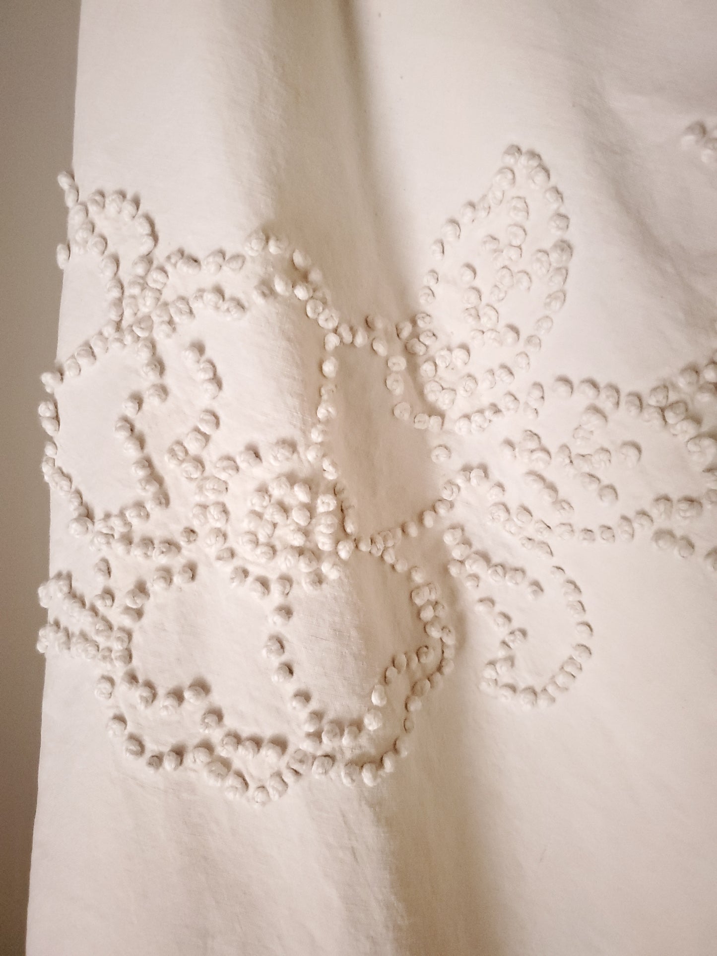 Vintage Candlewick Cotton Coverlet