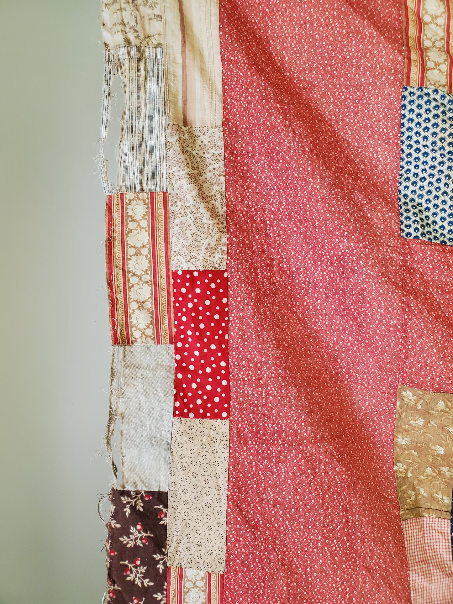 19th Century Quilt Top Fragment