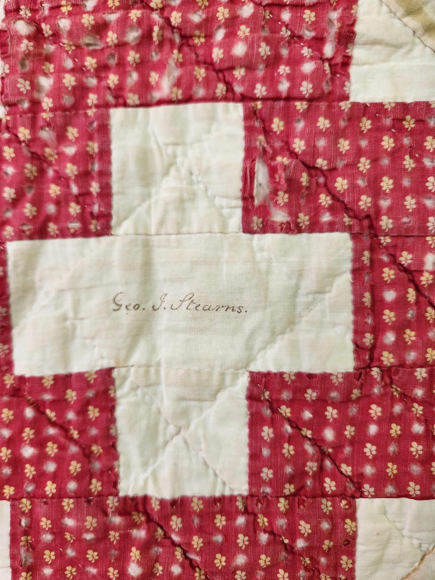 Antique Album Quilt c1855