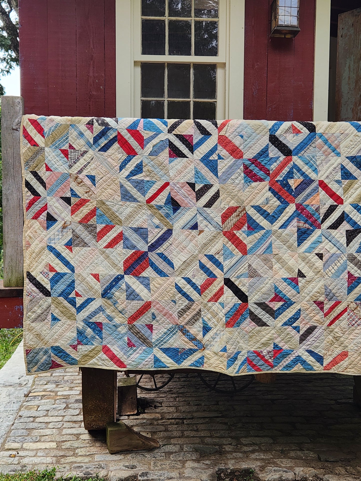 Antique String Quilt c1900
