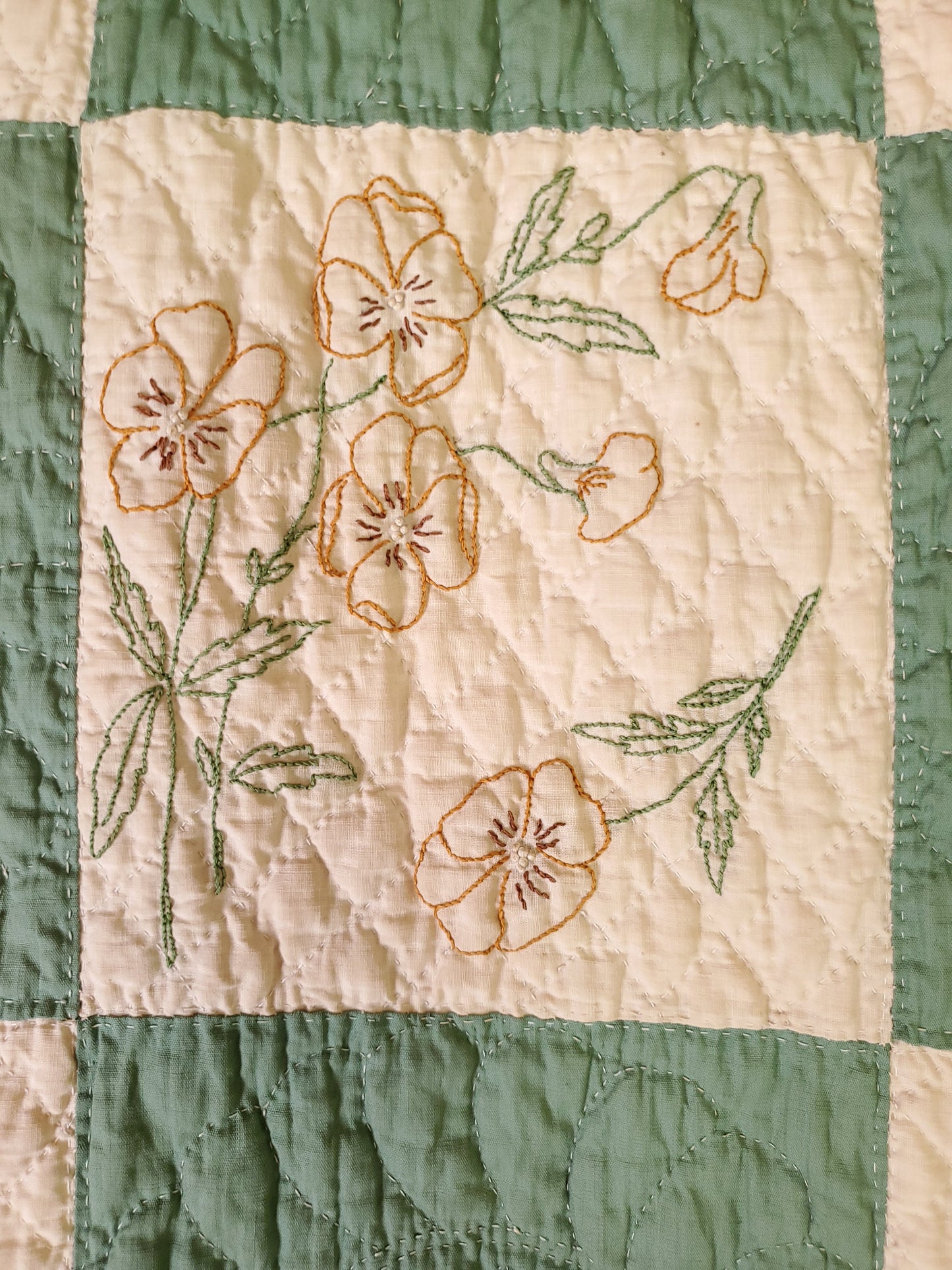 Ruby McKim Flower Garden Quilt, c1930