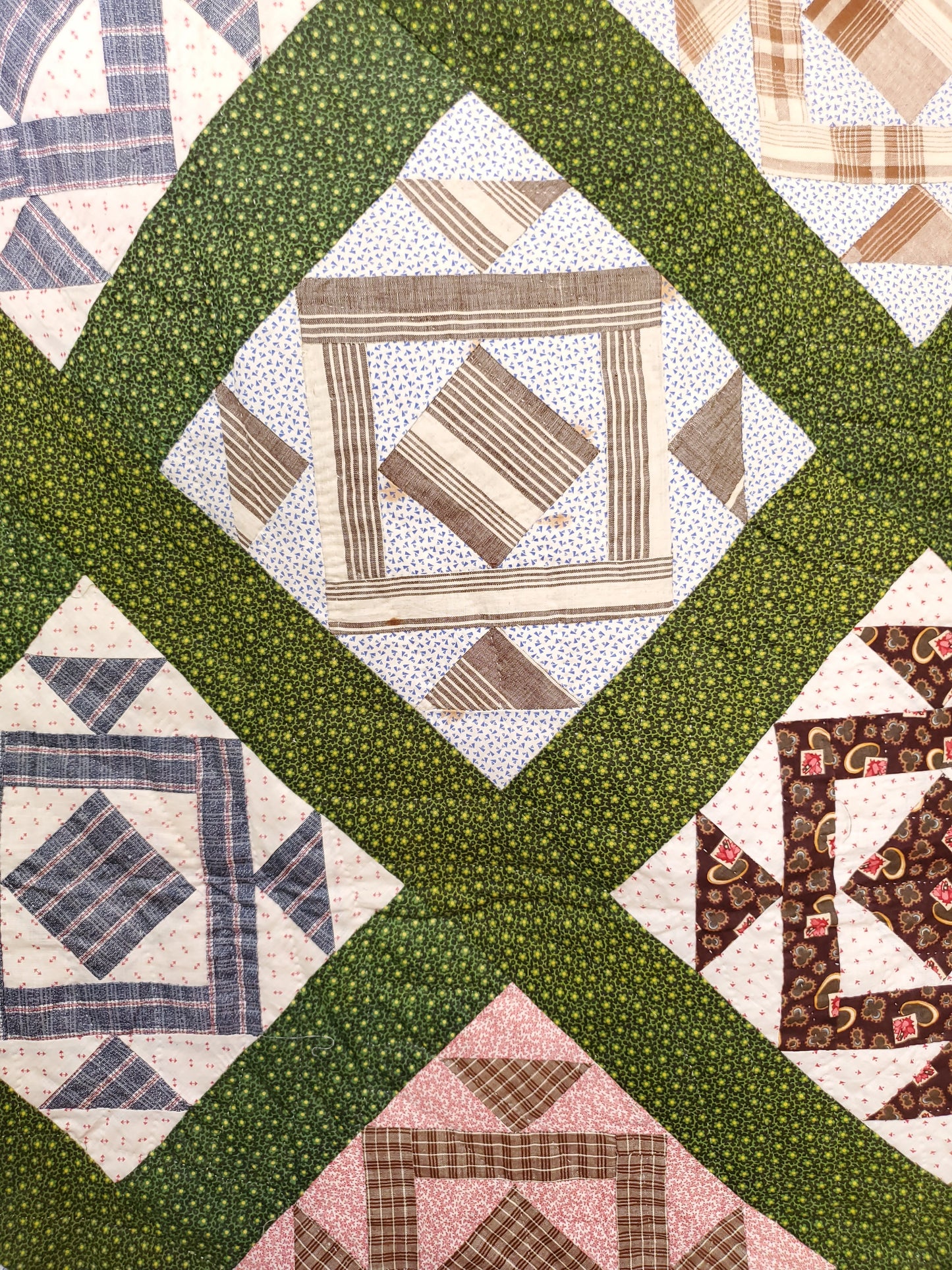 Antique 19th Century Patchwork Quilt ca 1890