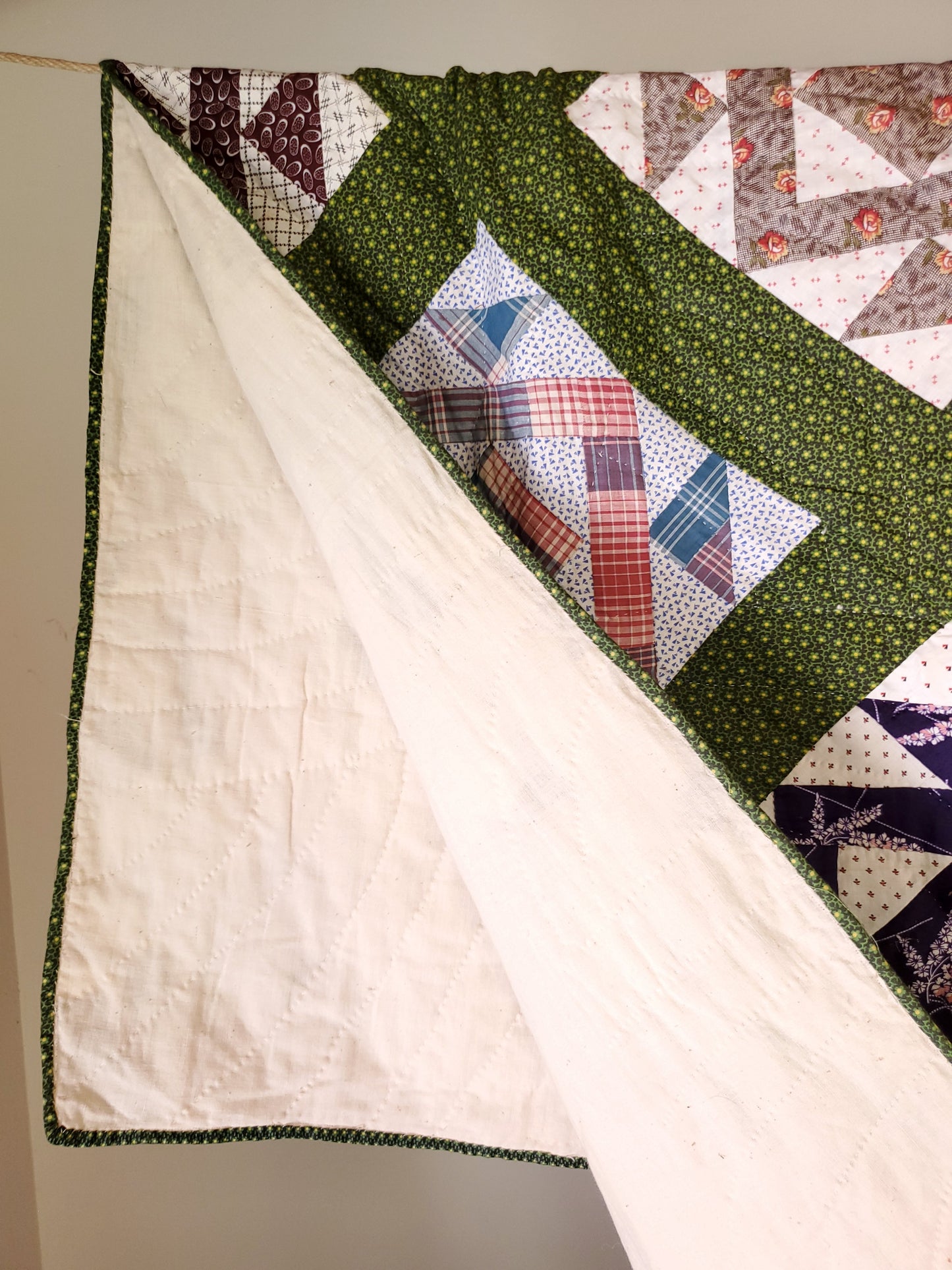 Antique 19th Century Patchwork Quilt ca 1890