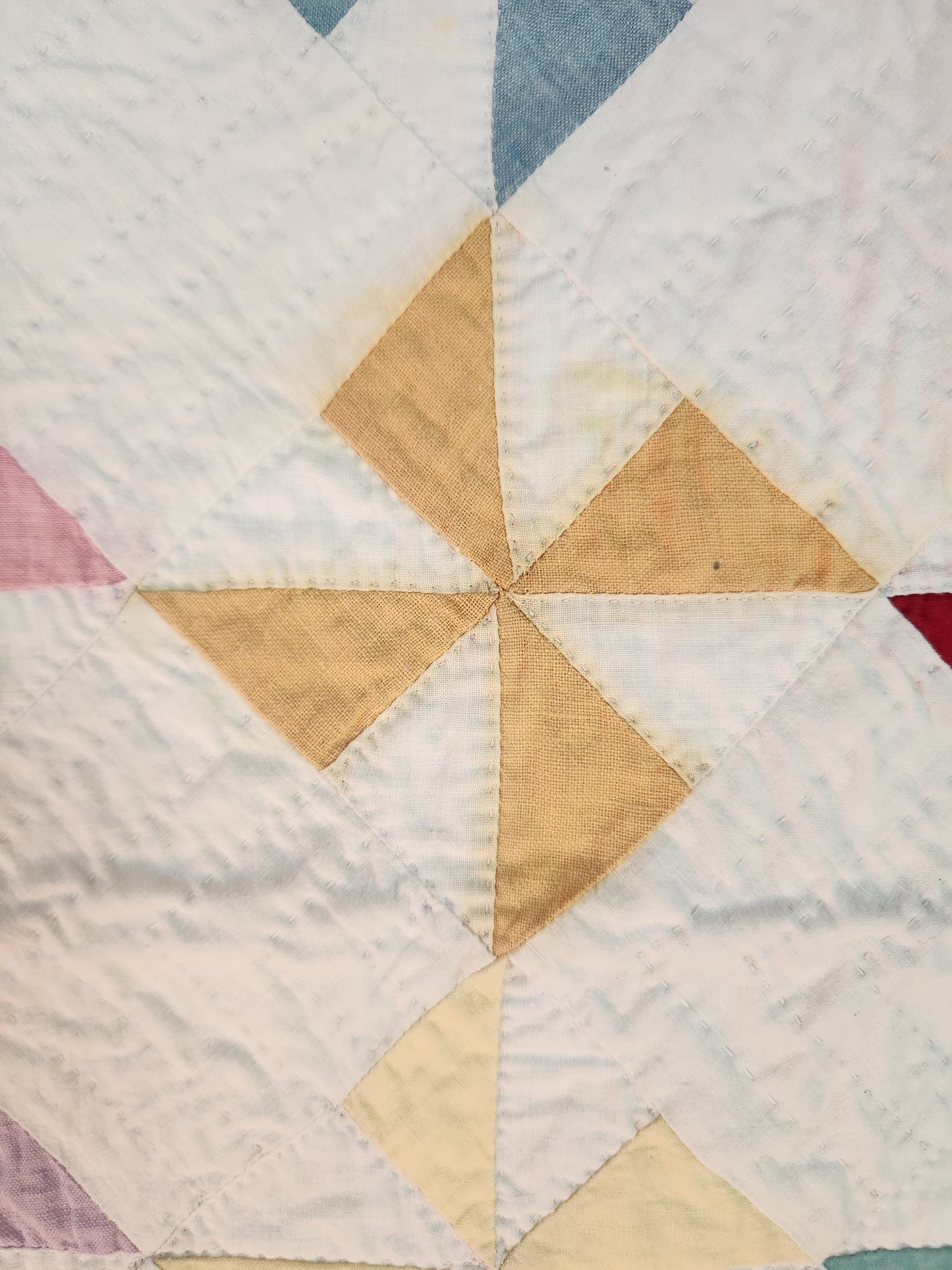 Vintage Pinwheel Crib Quilt