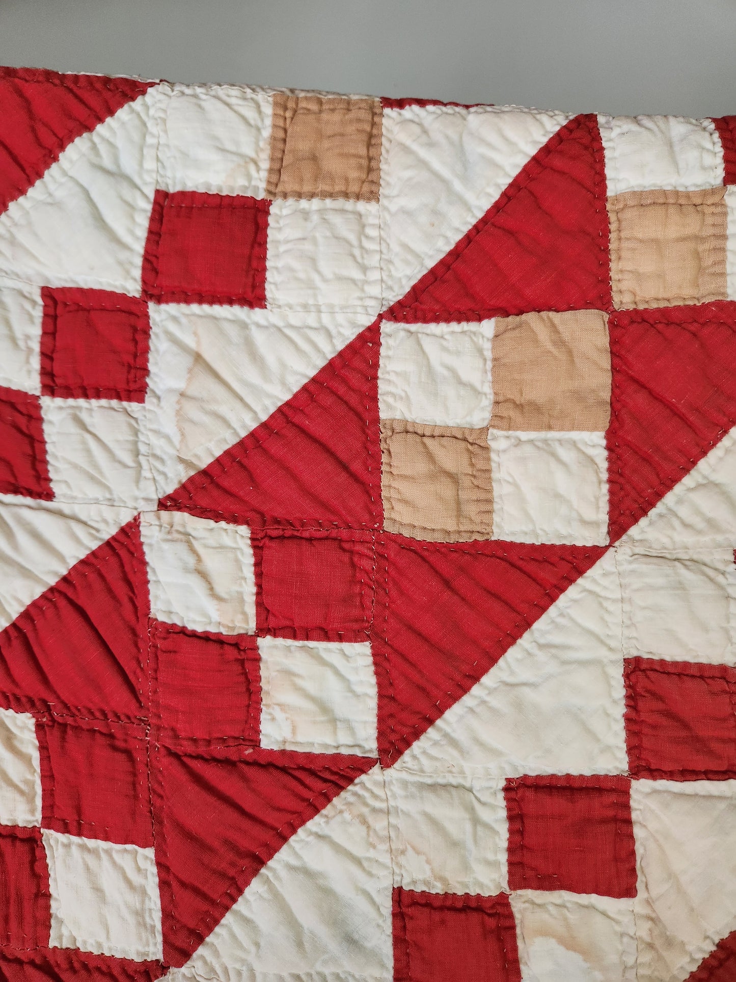 Antique Jacob’s Ladder Quilt c1900