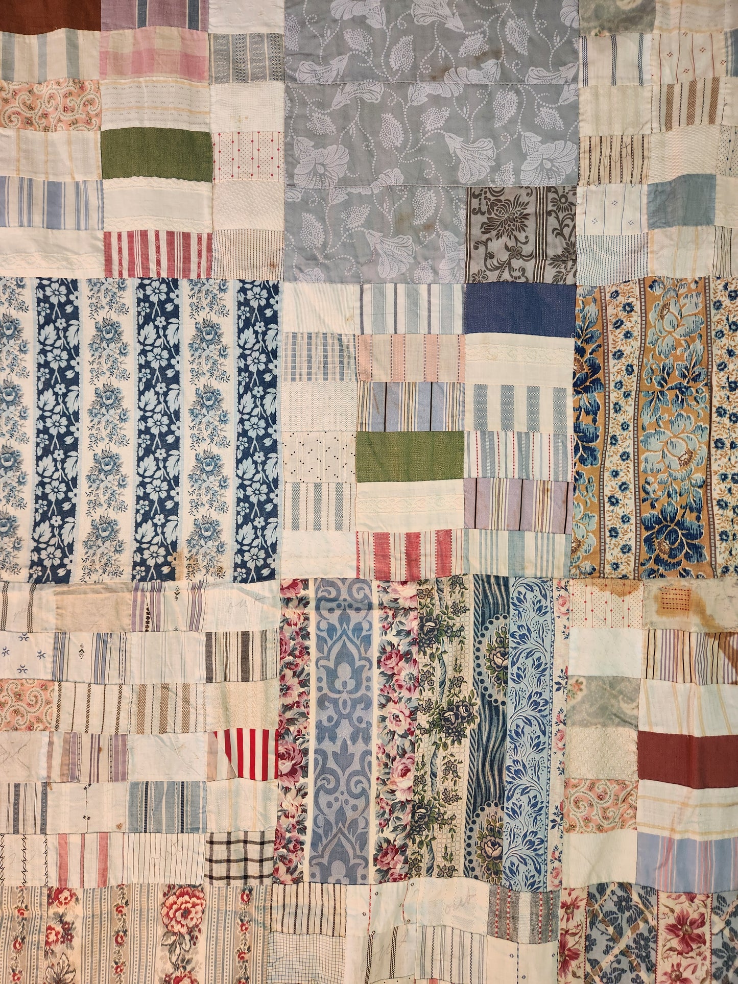 Salesman’s Samples Quilt Top