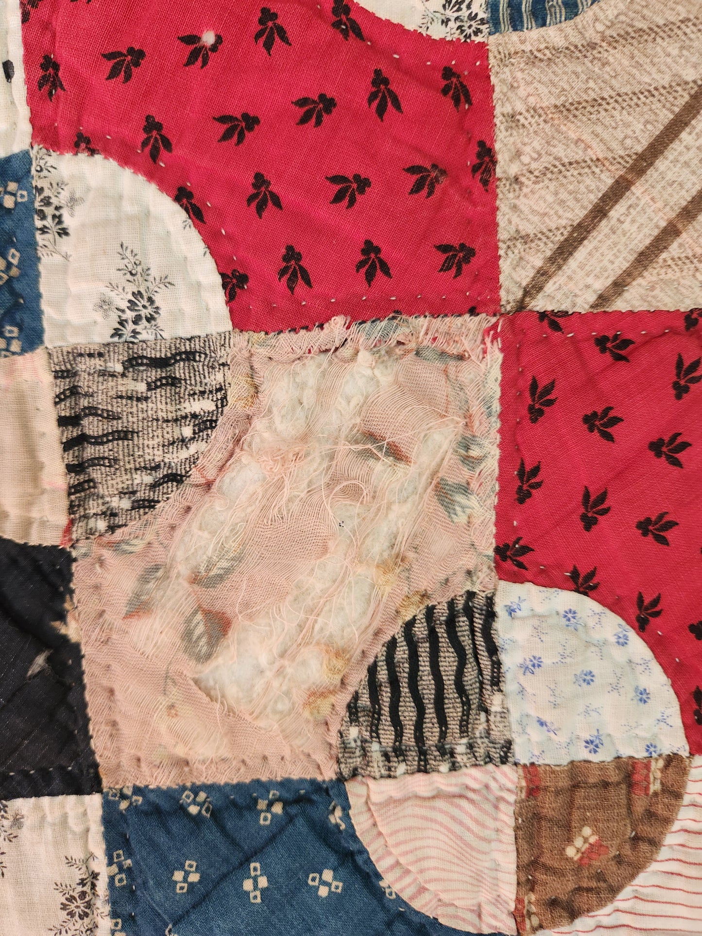 Antique Snowball Quilt c1890