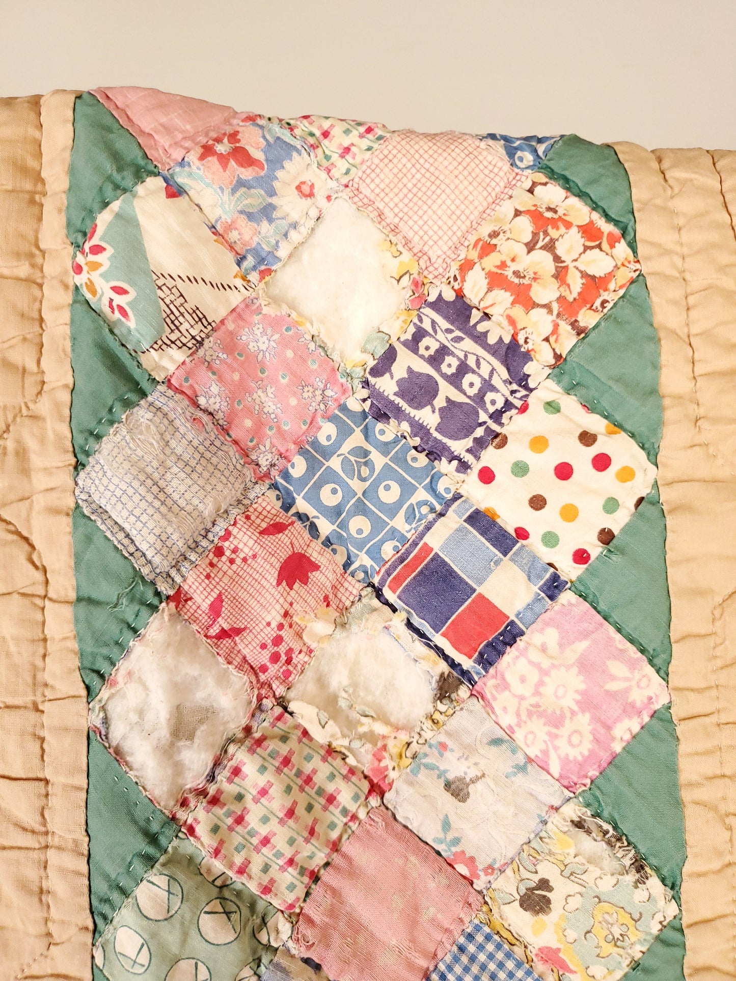 Patchwork Bar Quilt c1930