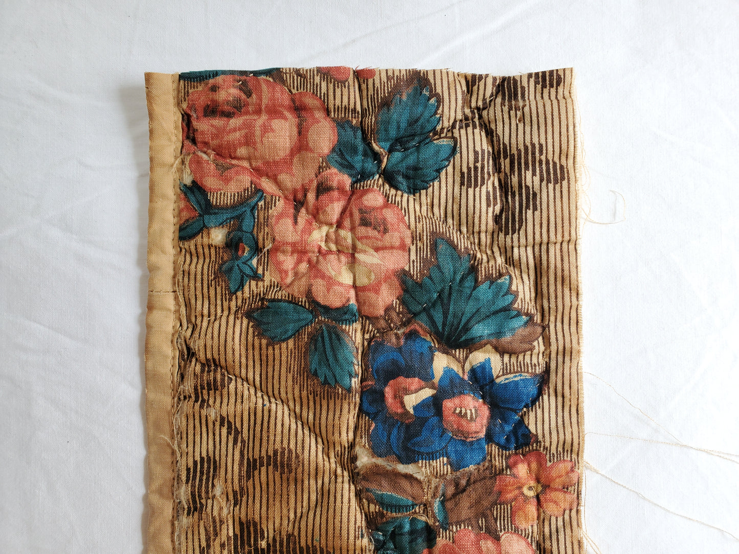 Early 19th Century Chintz Quilt Remnant