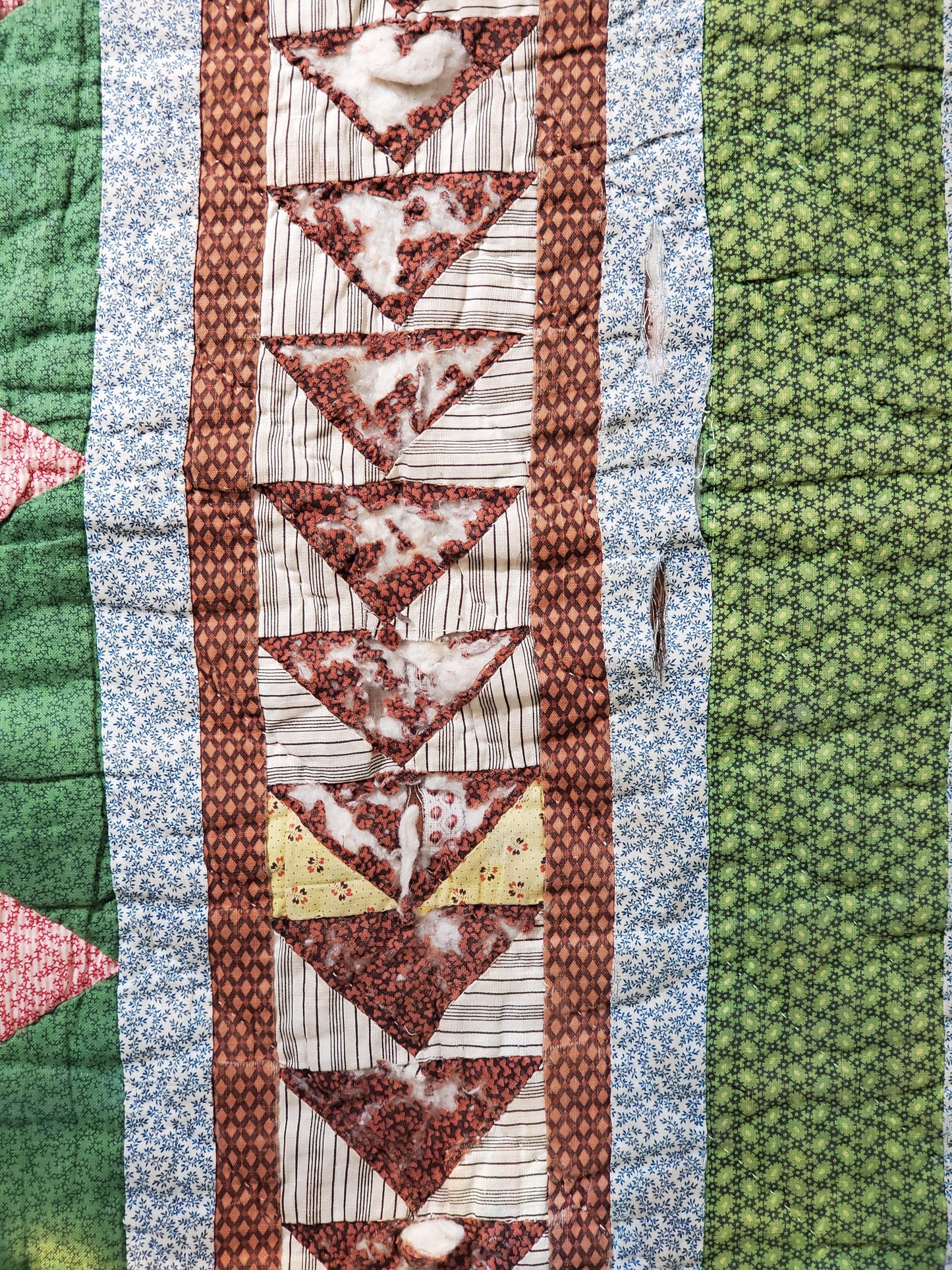 Flying Geese Antique Quilt ca 1880