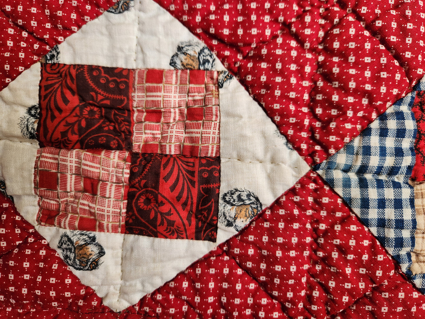 Stunning Patchwork Quilt c1890