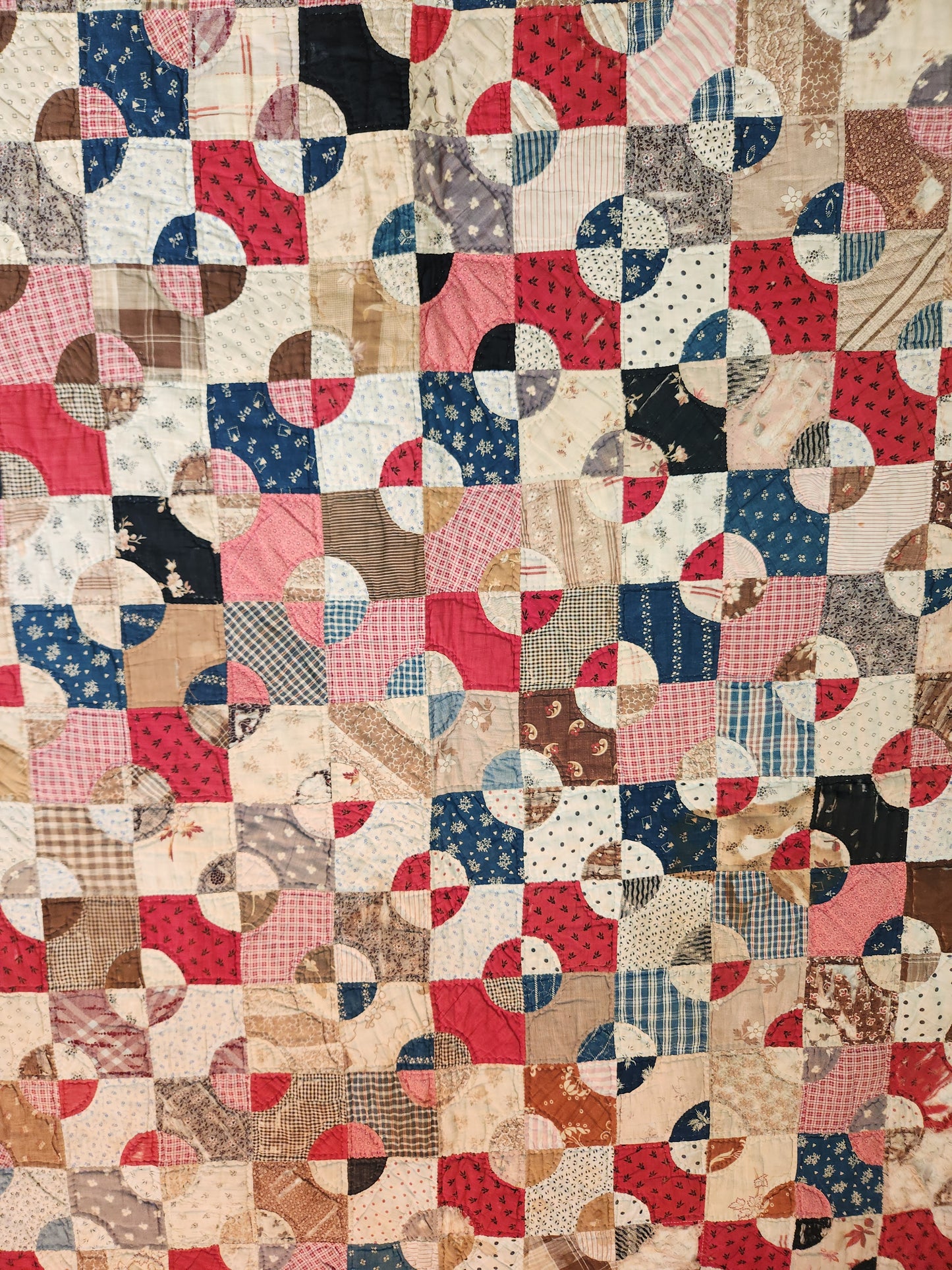 Antique Snowball Quilt c1890
