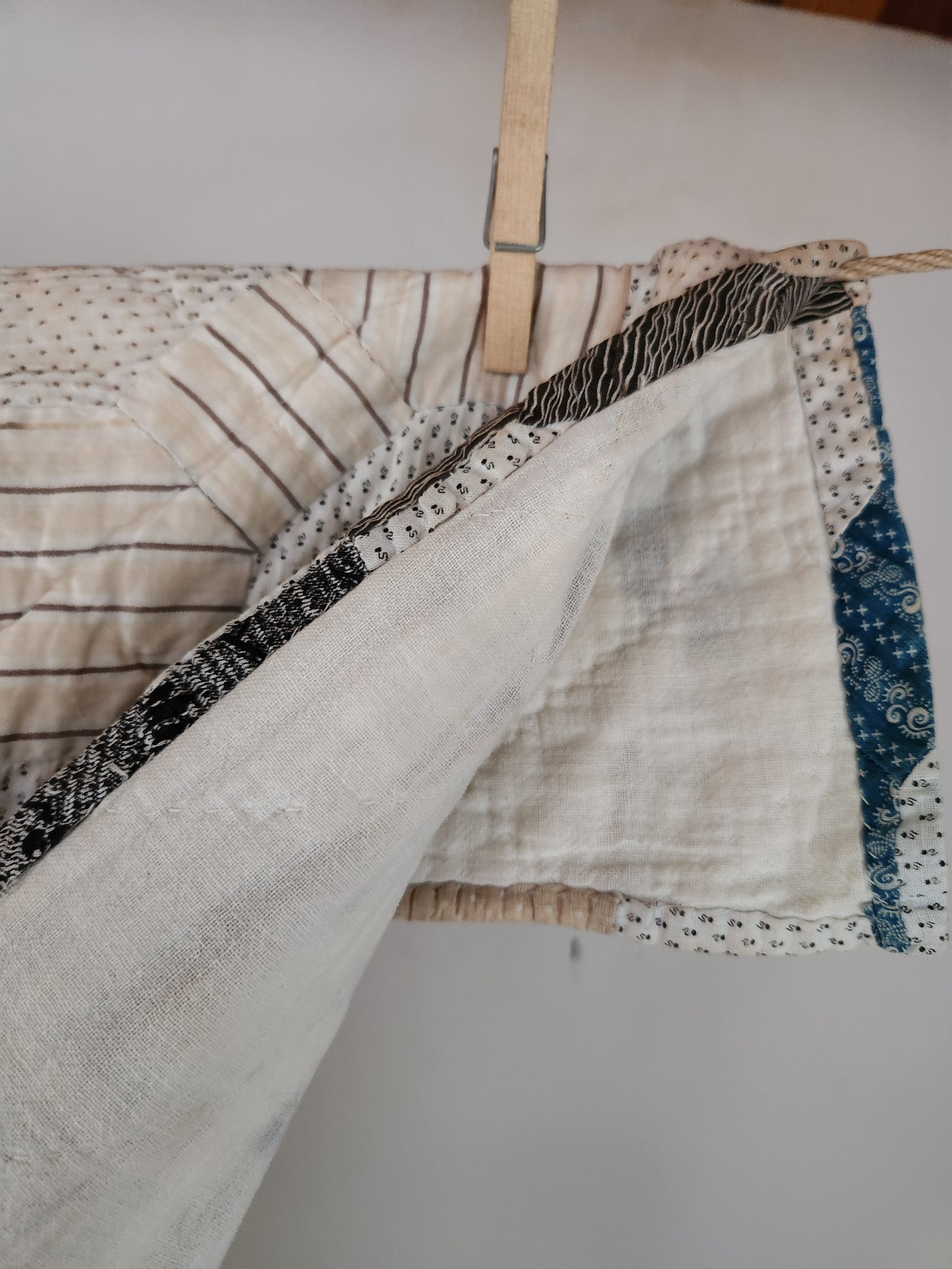 Antique Bow Tie Patchwork Quilt c1900