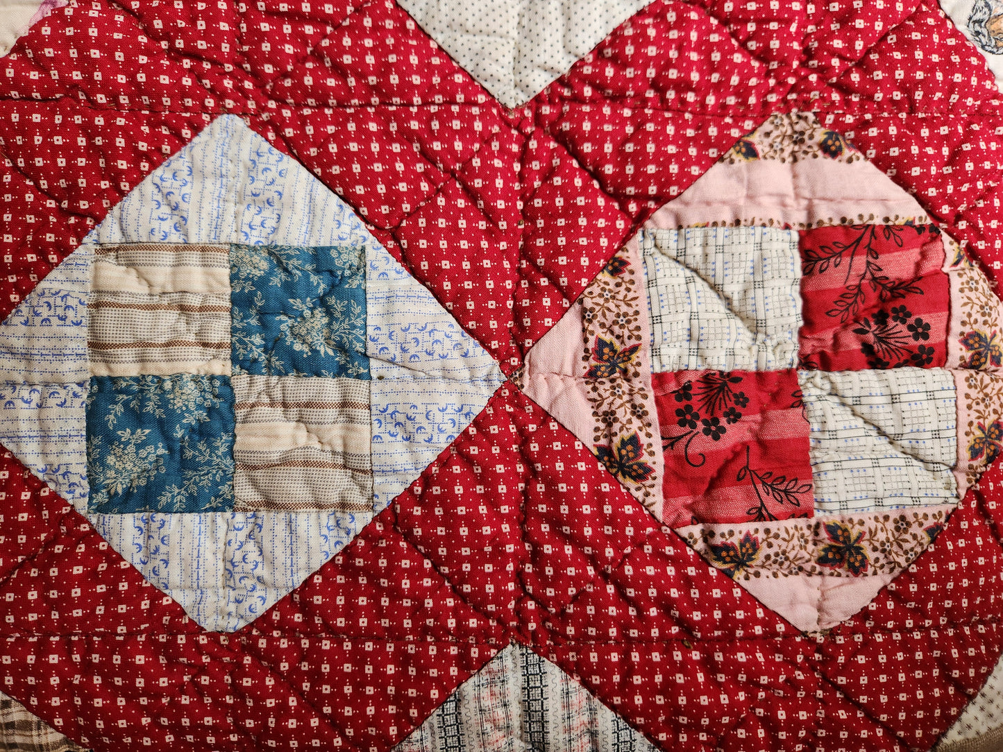 Stunning Patchwork Quilt c1890