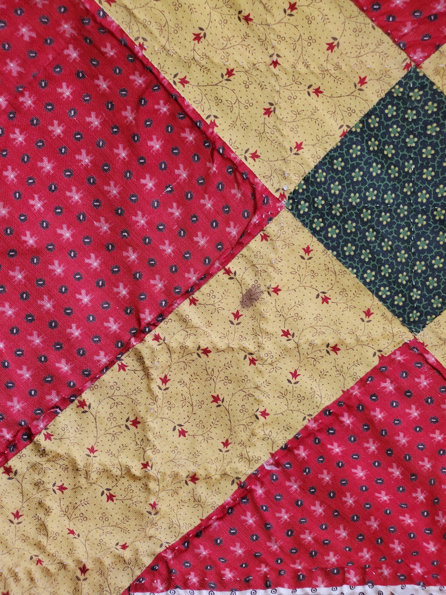 Square in a Square Antique Quilt