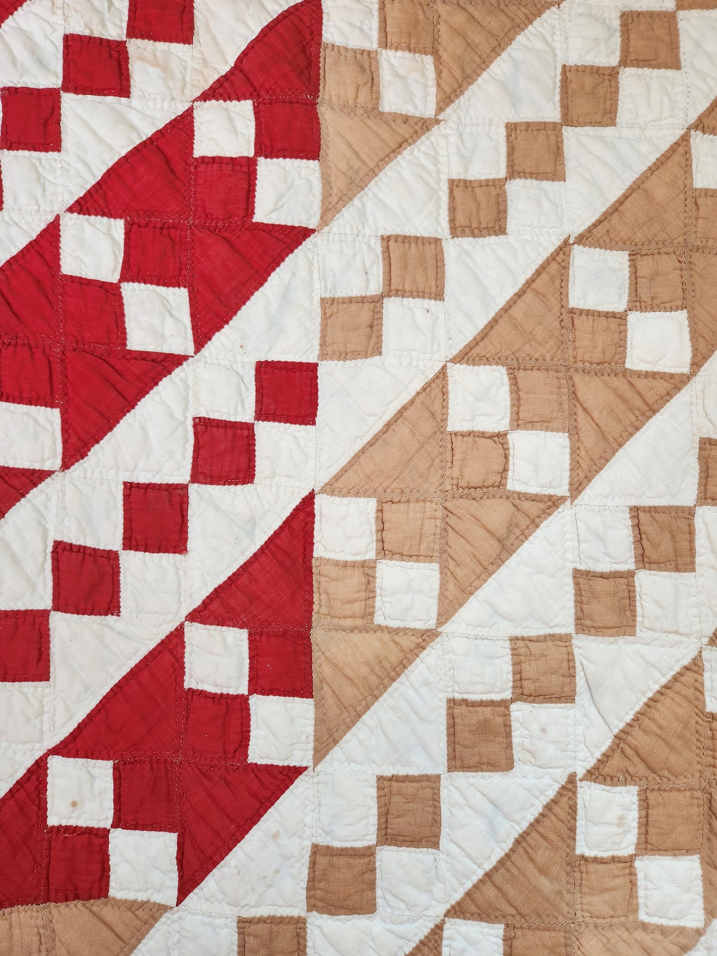 Antique Jacob’s Ladder Quilt c1900