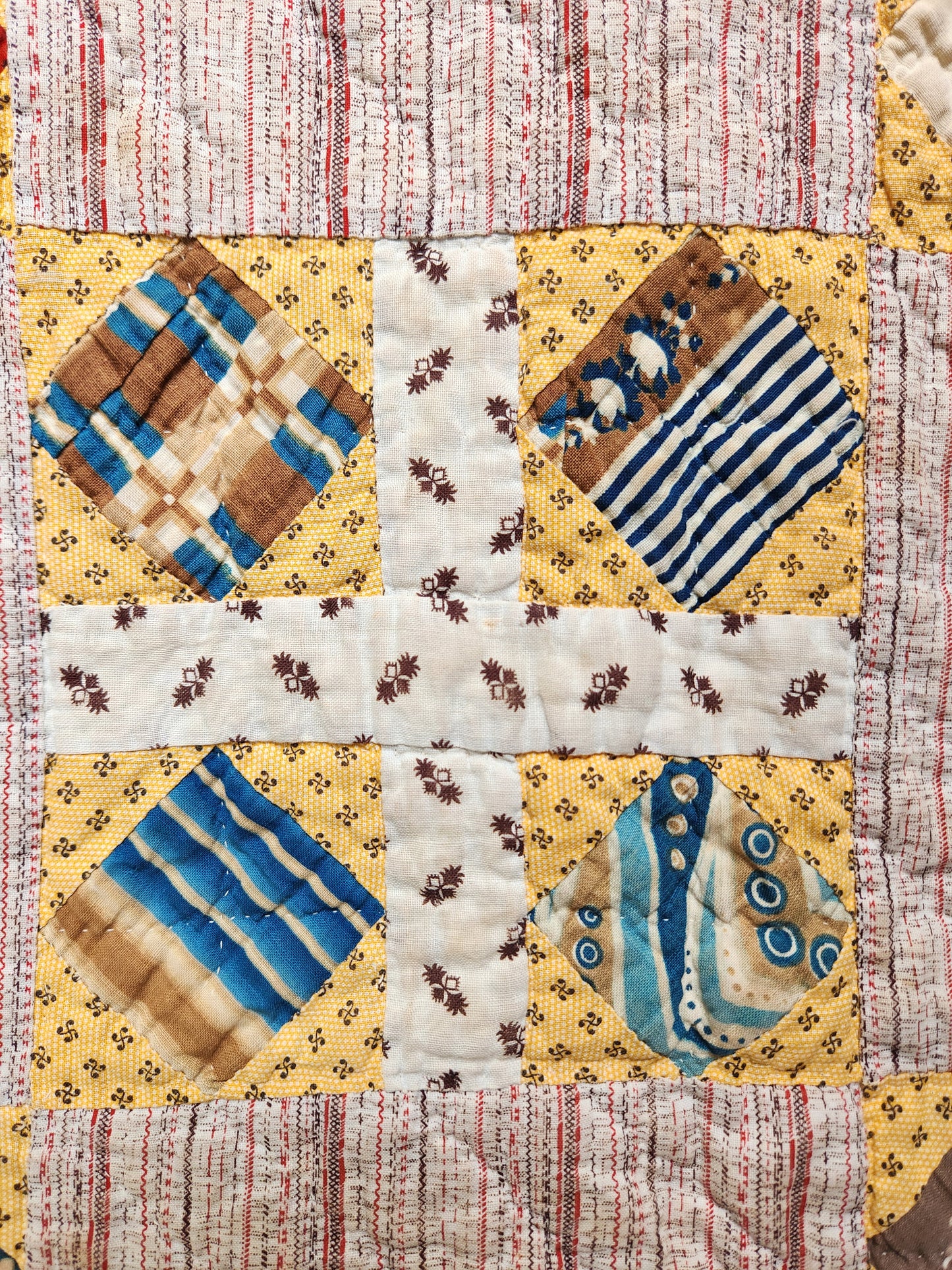 19th Century Antique Patchwork Quilt