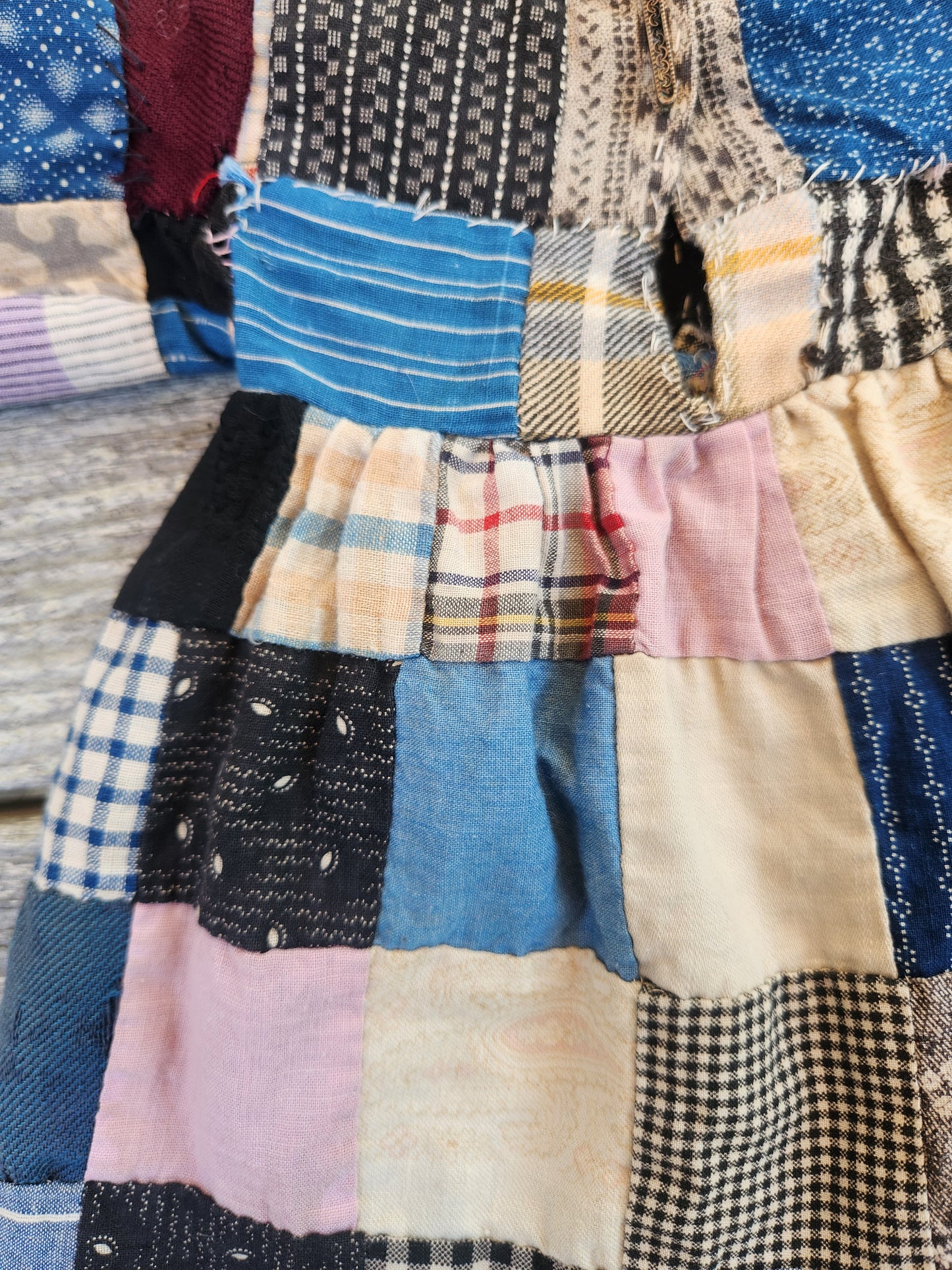 Antique Patchwork Doll Dress