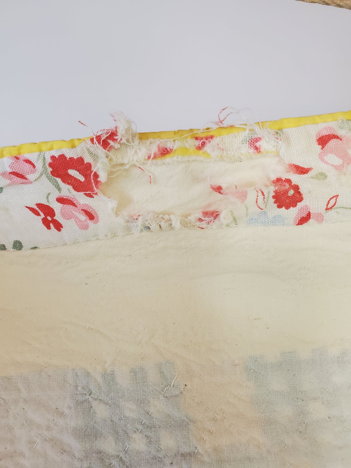 Vintage Quilted Coverlet c1950