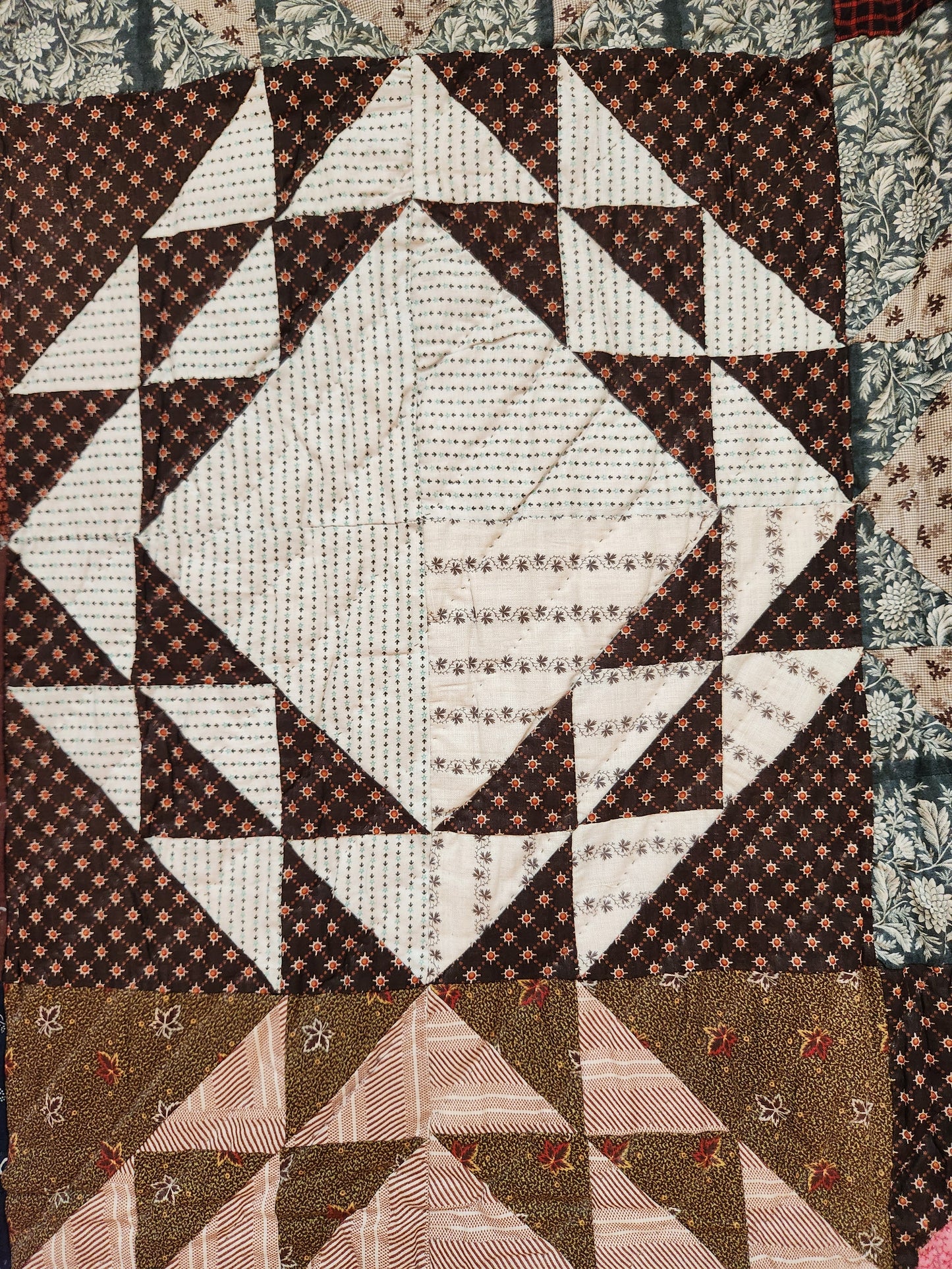 Mint Condition 19th Century Patchwork Quilt