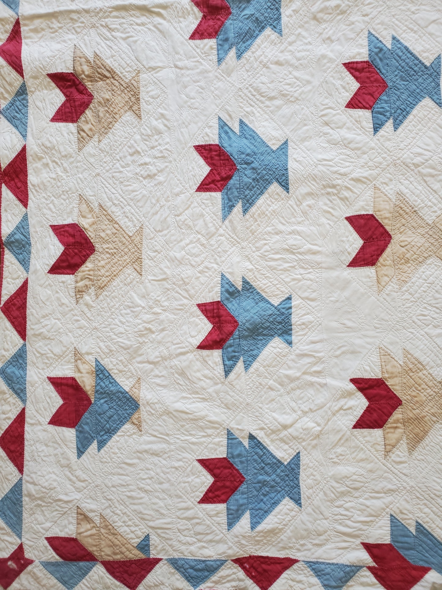 Vintage Cactus Basket Quilt