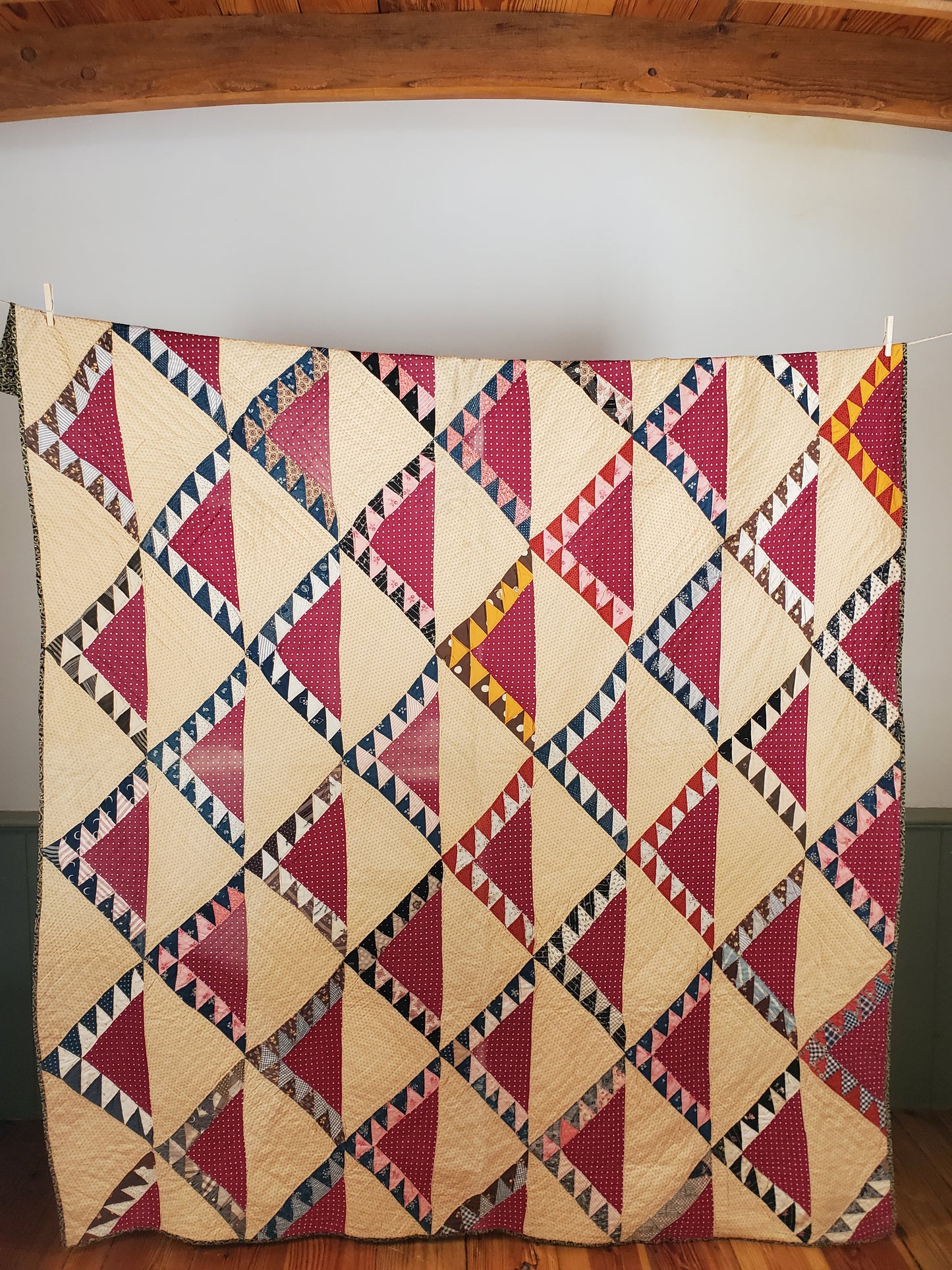 Calico Antique Quilt