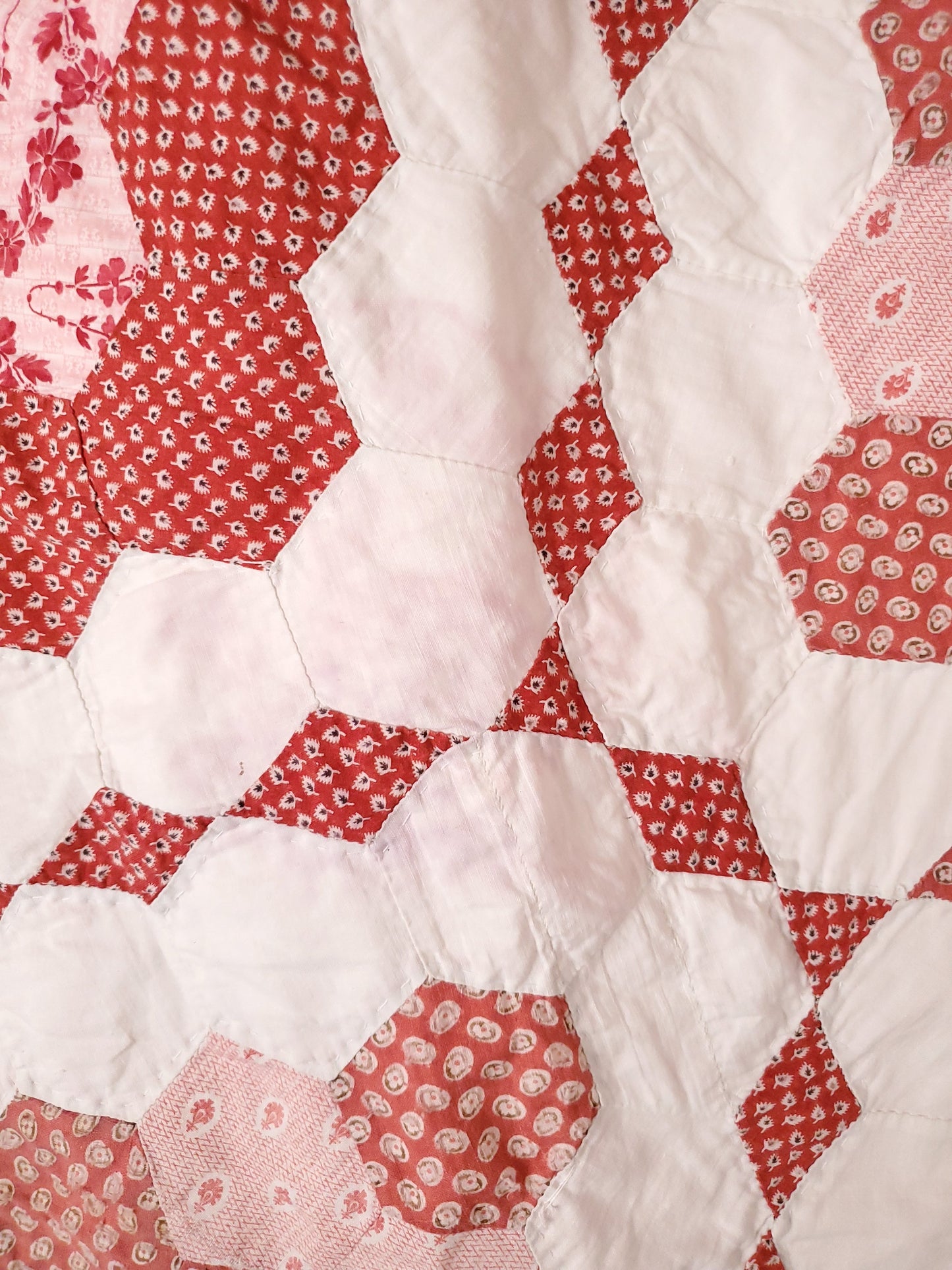 Pink Hexagon Quilt