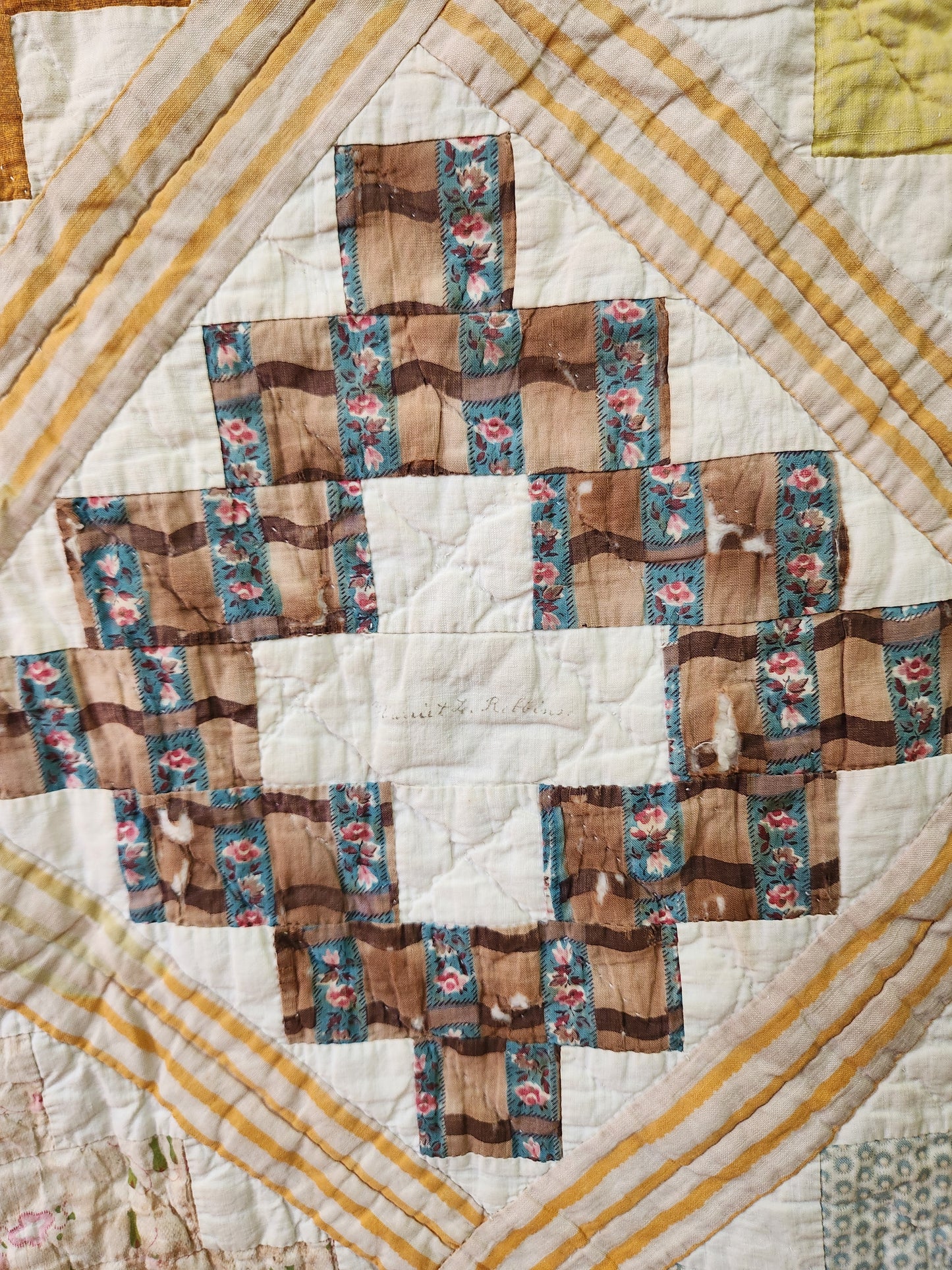 Antique Album Quilt c1855