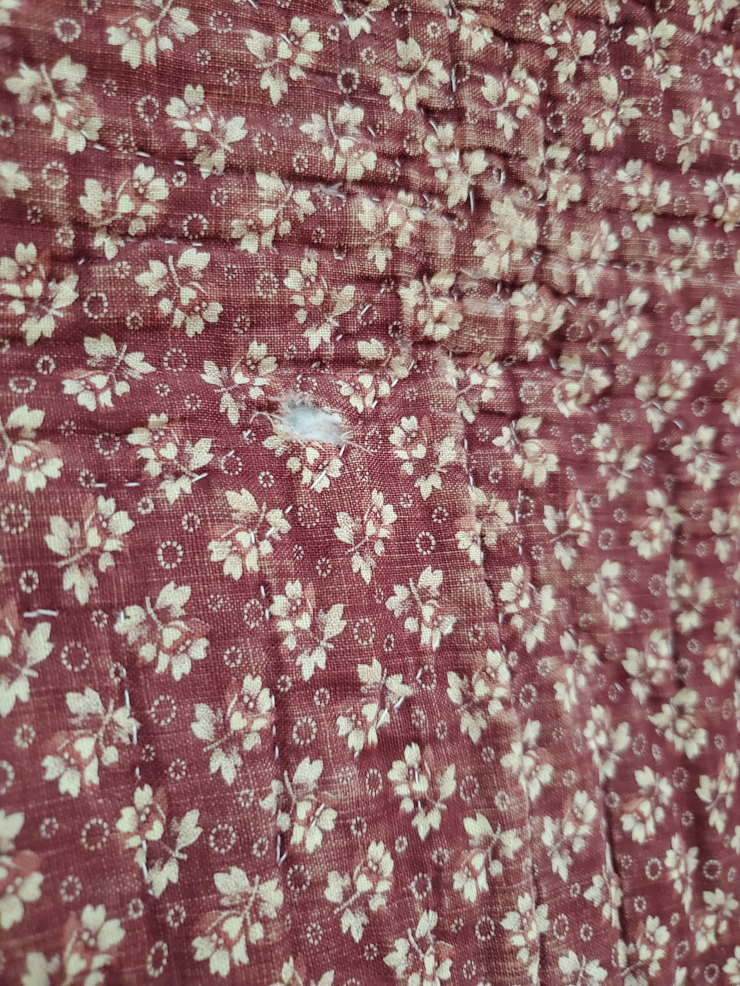 Green and Multicolor LeMoyne Star Antique Quilt, ca 1880