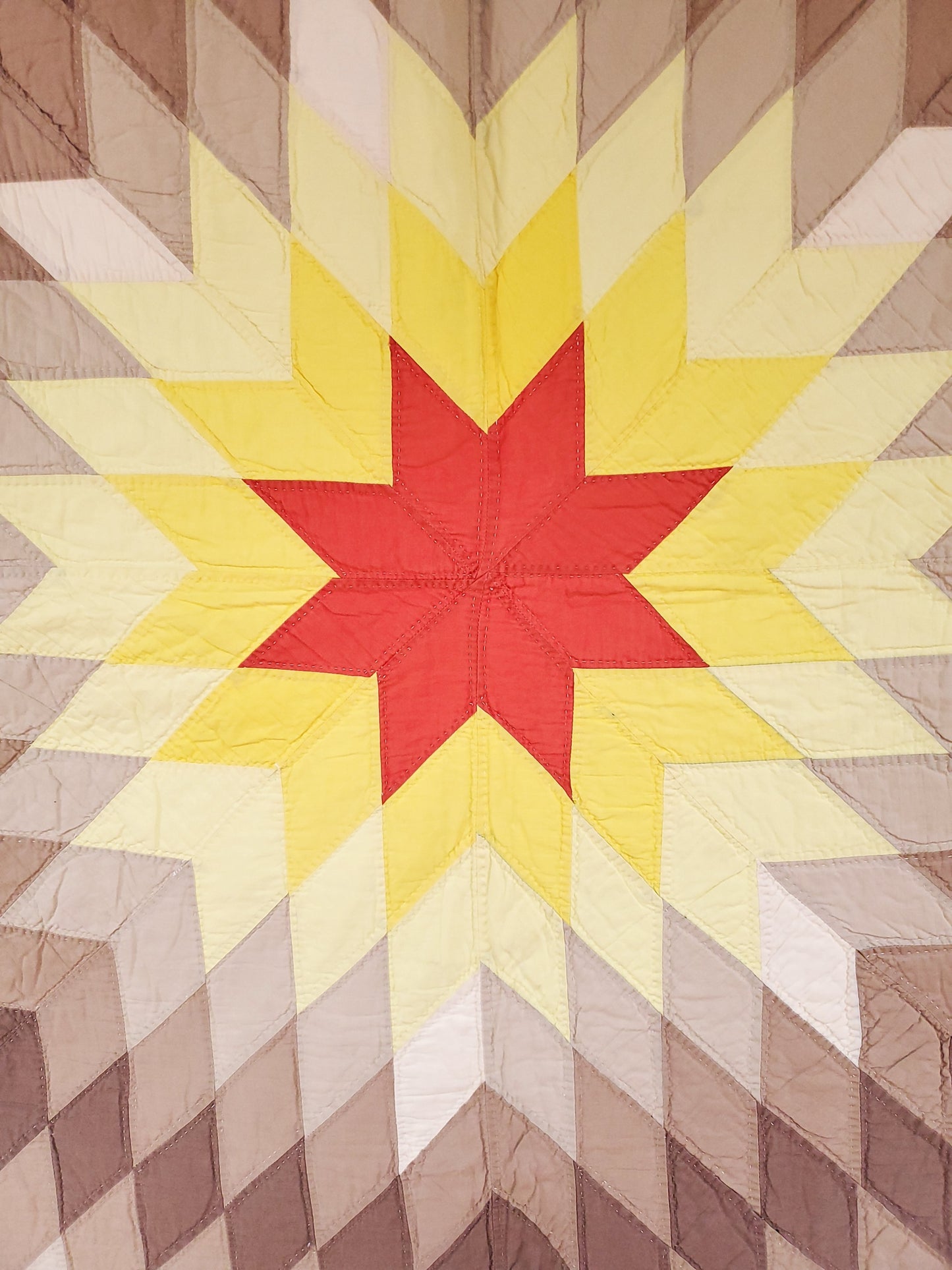 Vintage Lone Star Quilt ca 1940