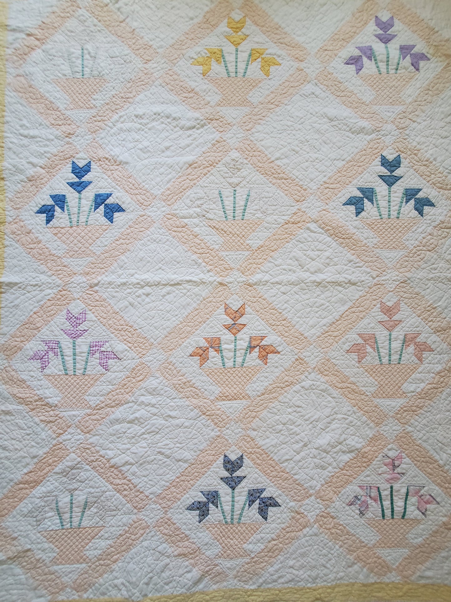 Vintage Lily Quilt 1929