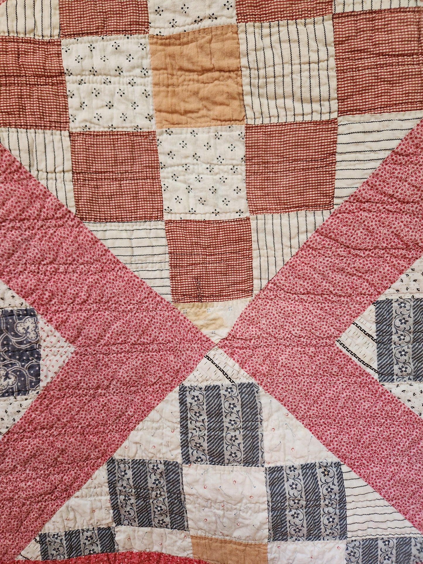 Antique Patchwork Quilt c1890