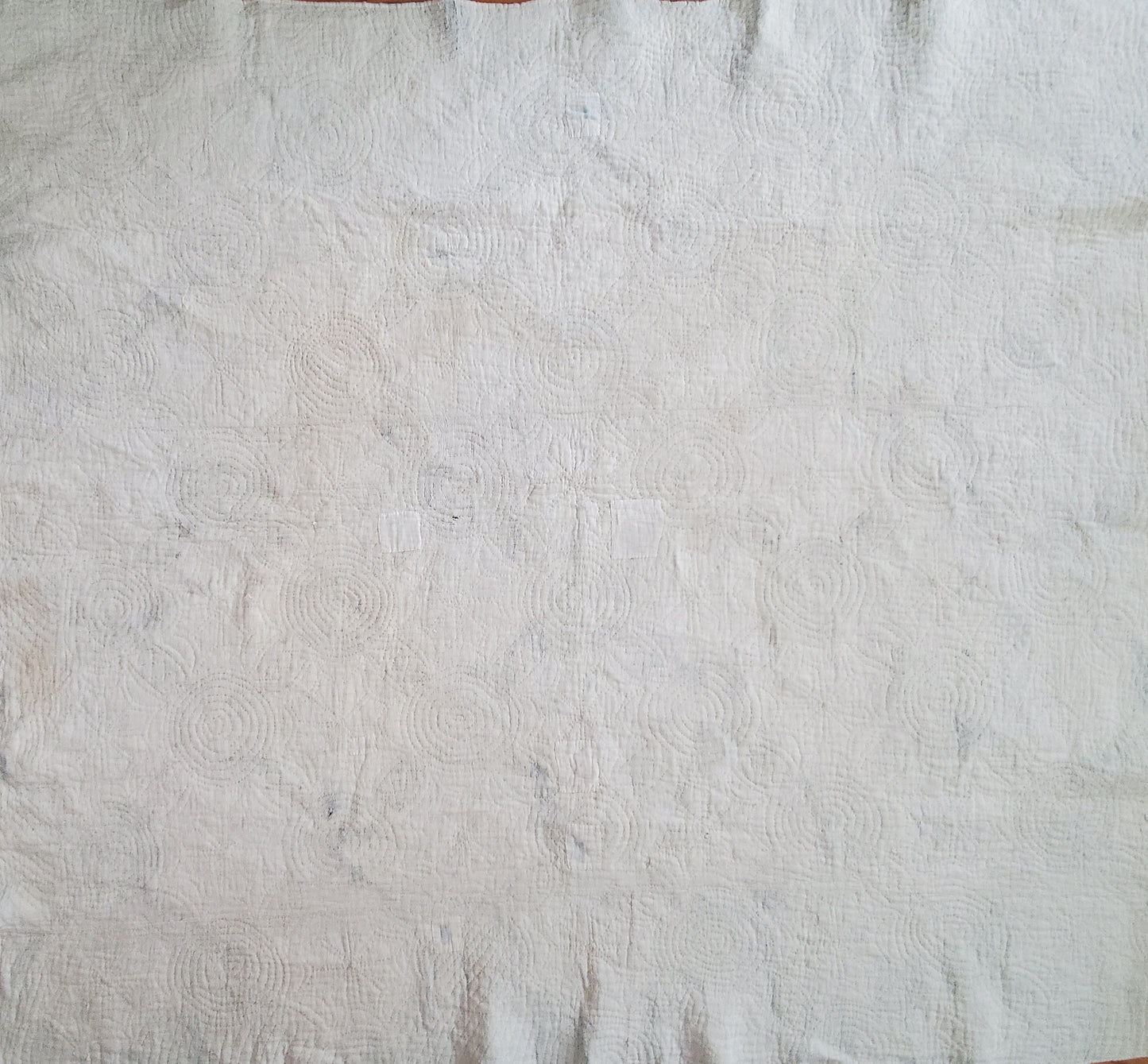 Home Again Blue & White Antique Quilt, ca 1900