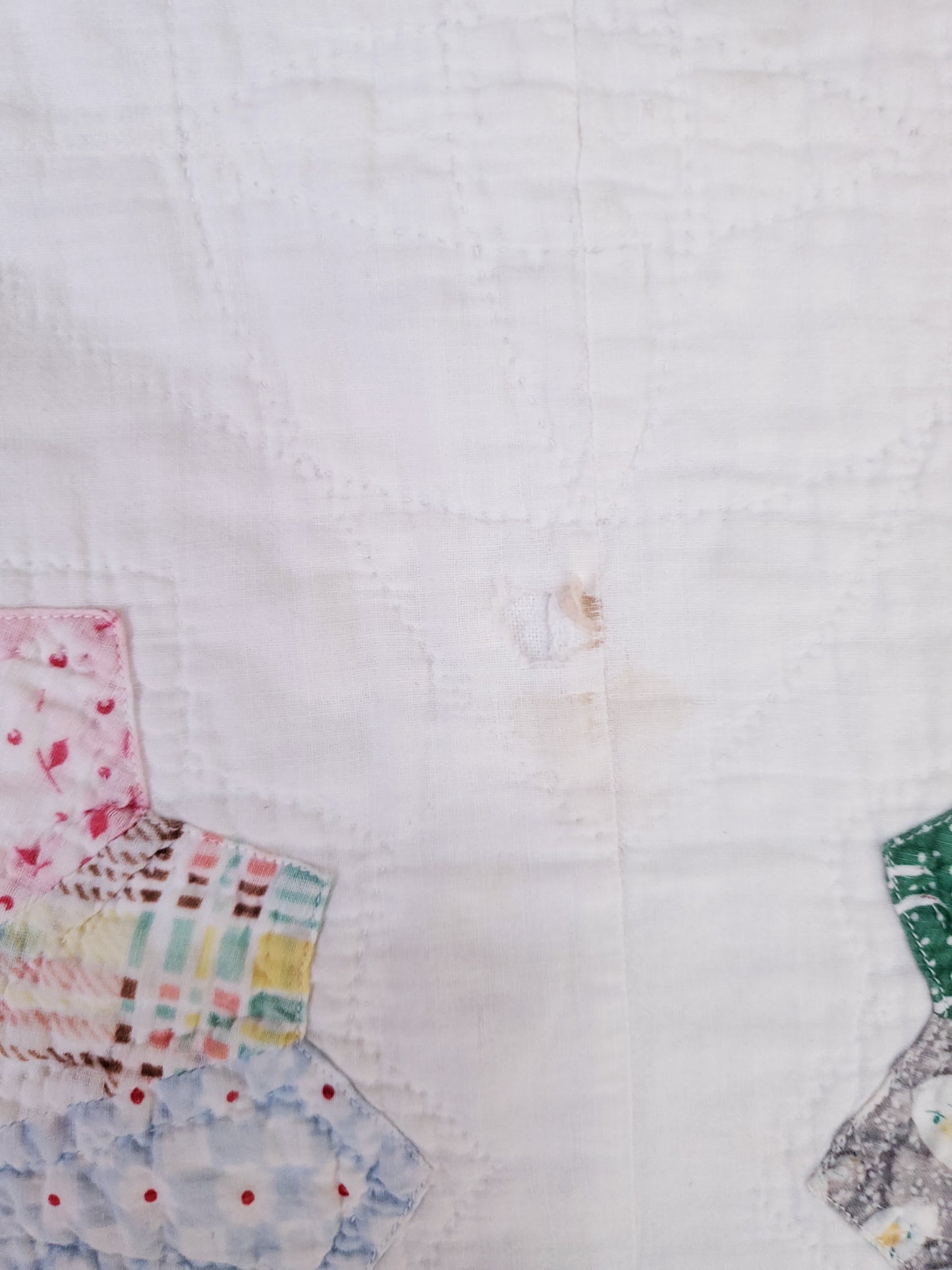 Dresden Plate Vintage Quilt ca 1930
