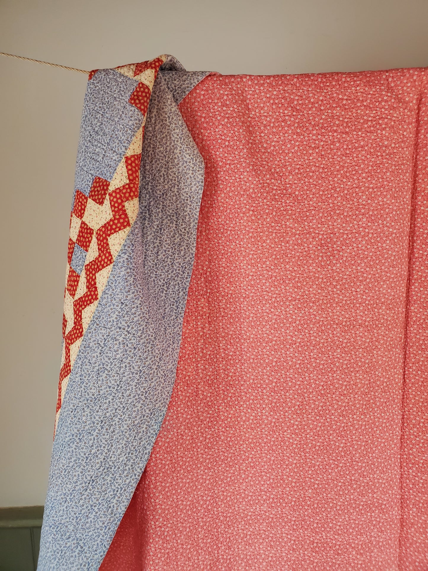 Vintage Irish Chain Quilt