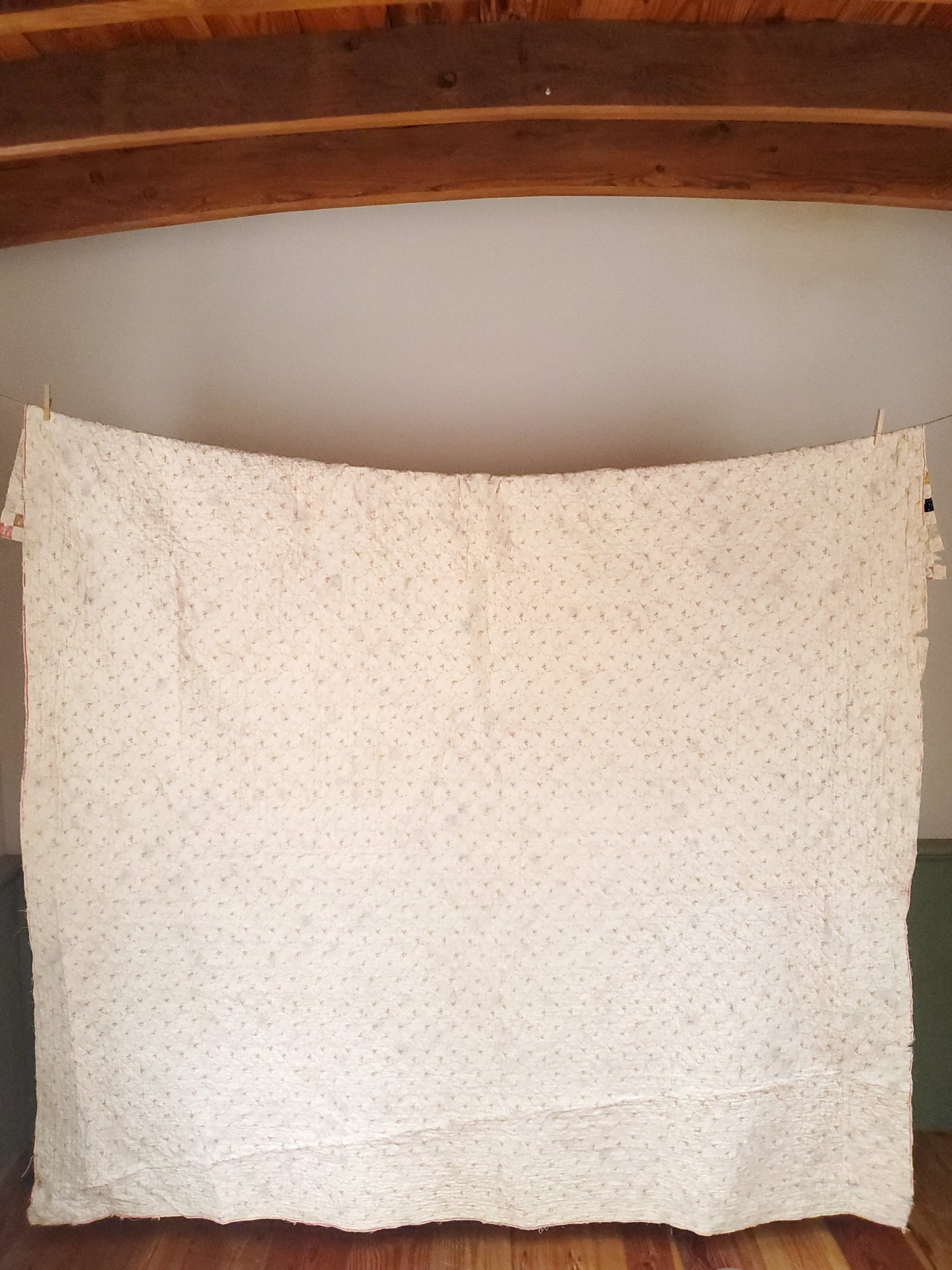 Antique Postage Stamp Quilt c1890
