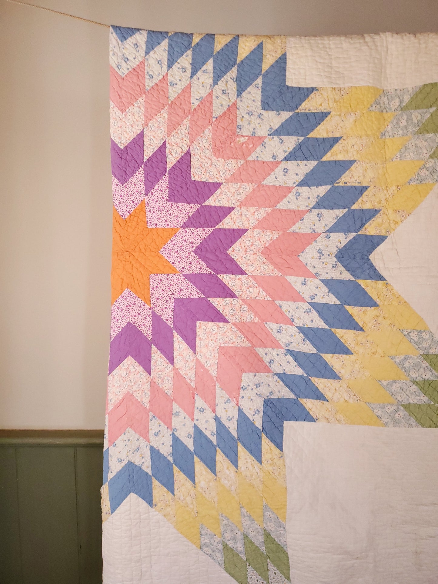 Lone Star Quilt, c1940