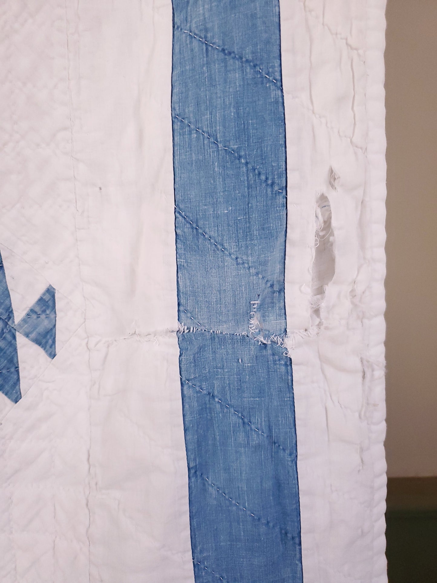 Blue & White Antique Quilt