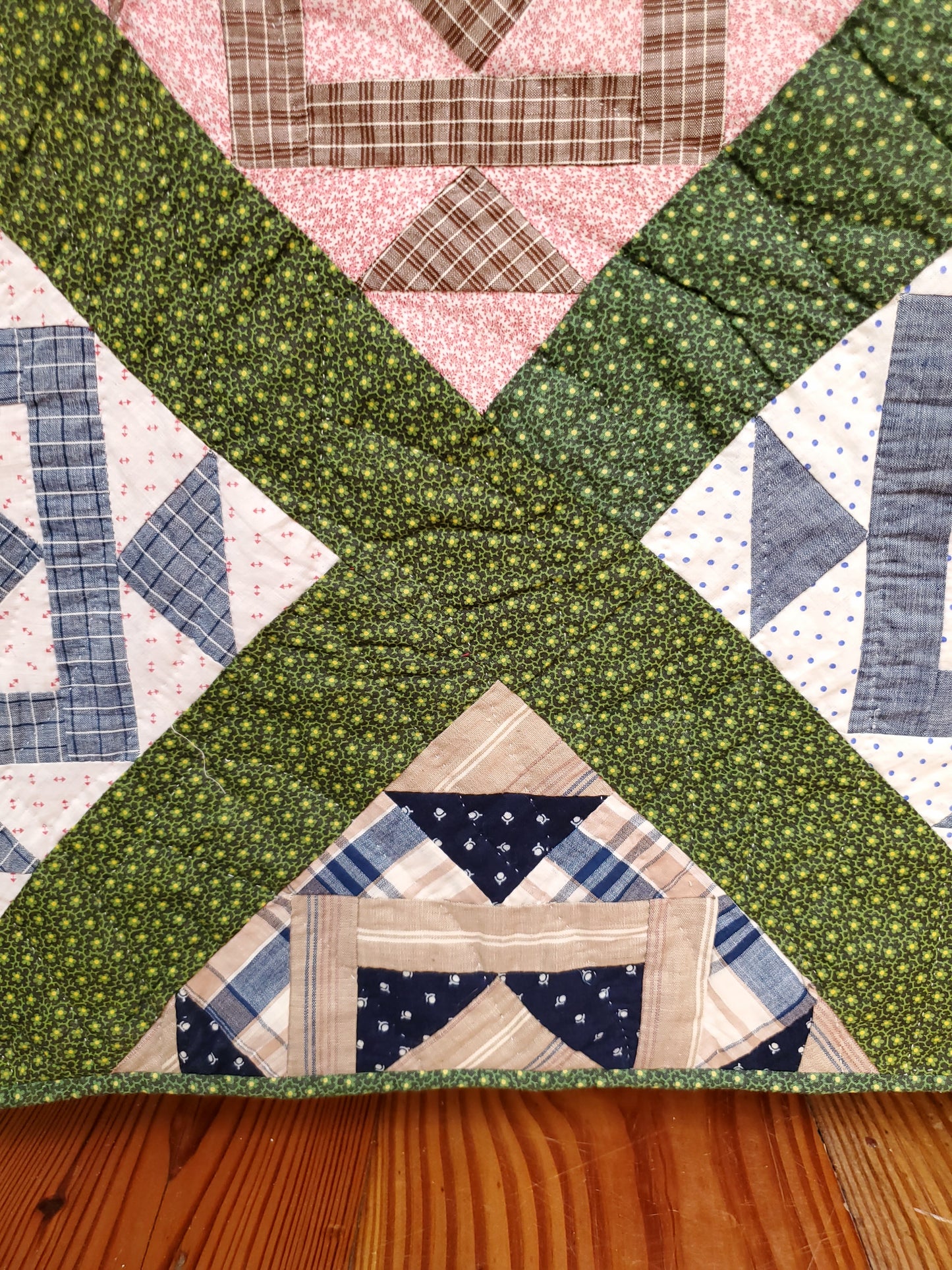 Antique 19th Century Patchwork Quilt ca 1890