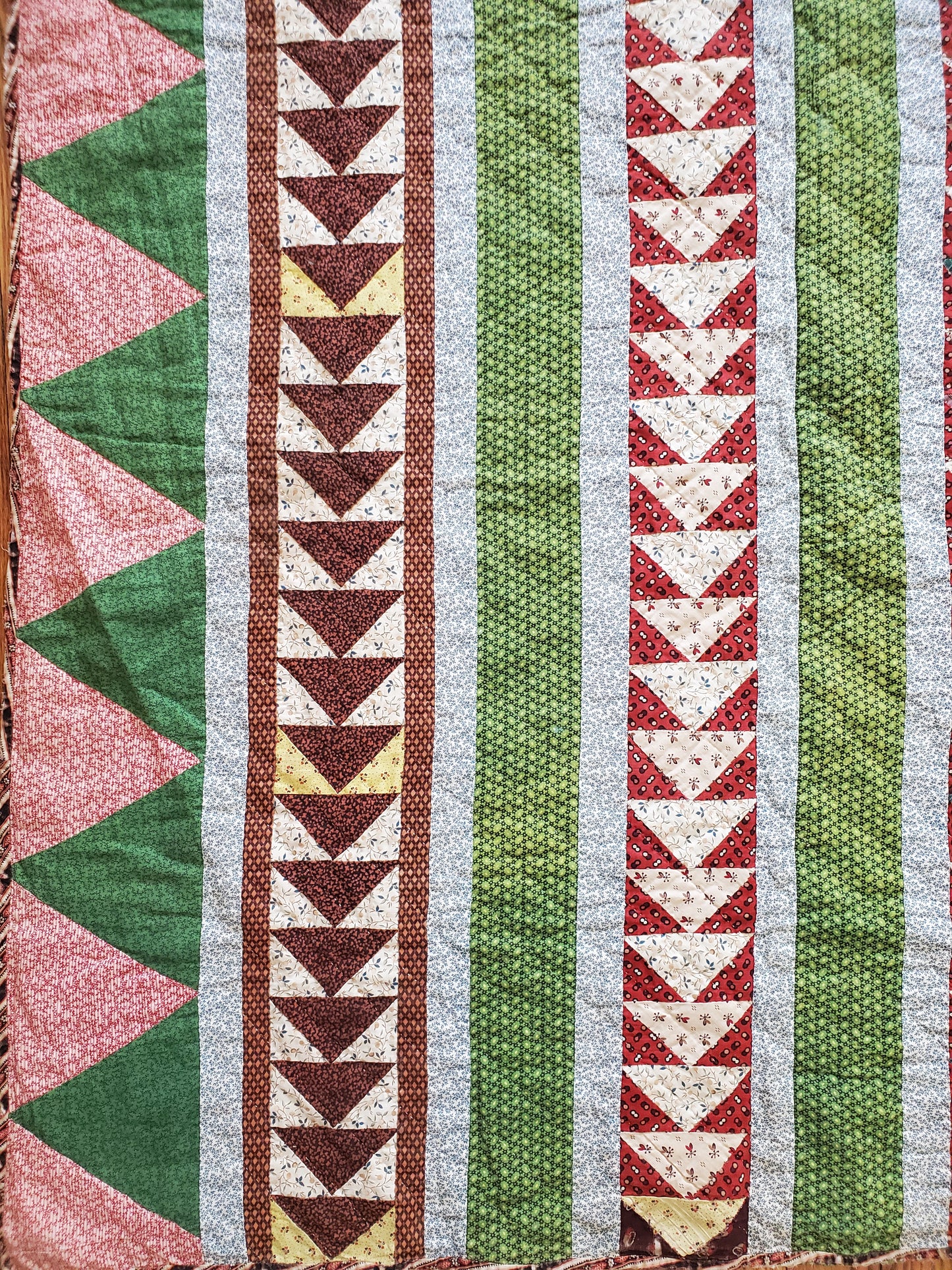 Flying Geese Antique Quilt ca 1880
