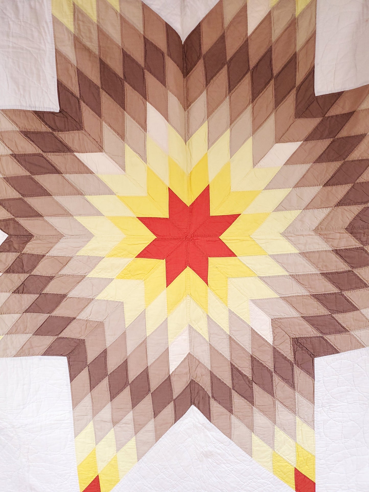 Vintage Lone Star Quilt ca 1940