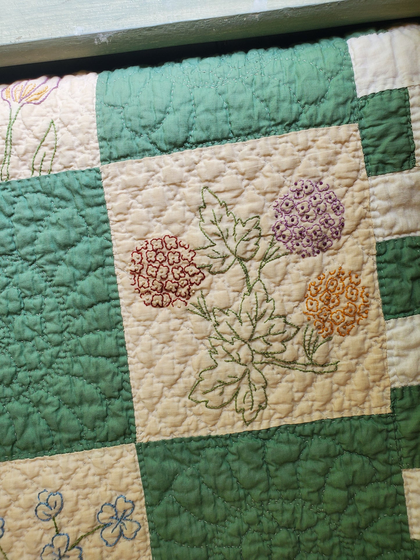 Ruby McKim Flower Garden Quilt, c1930