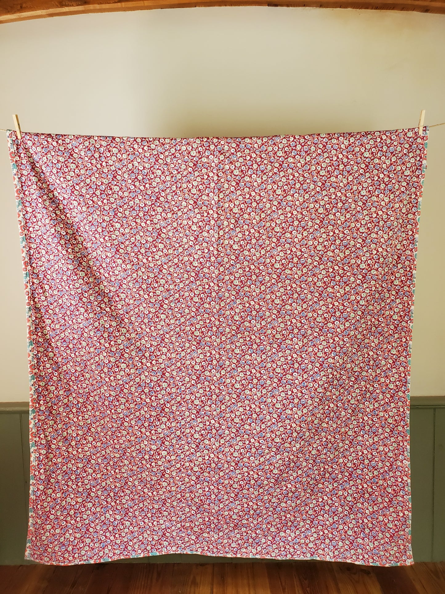 Vintage Whole Cloth Summer Quilt