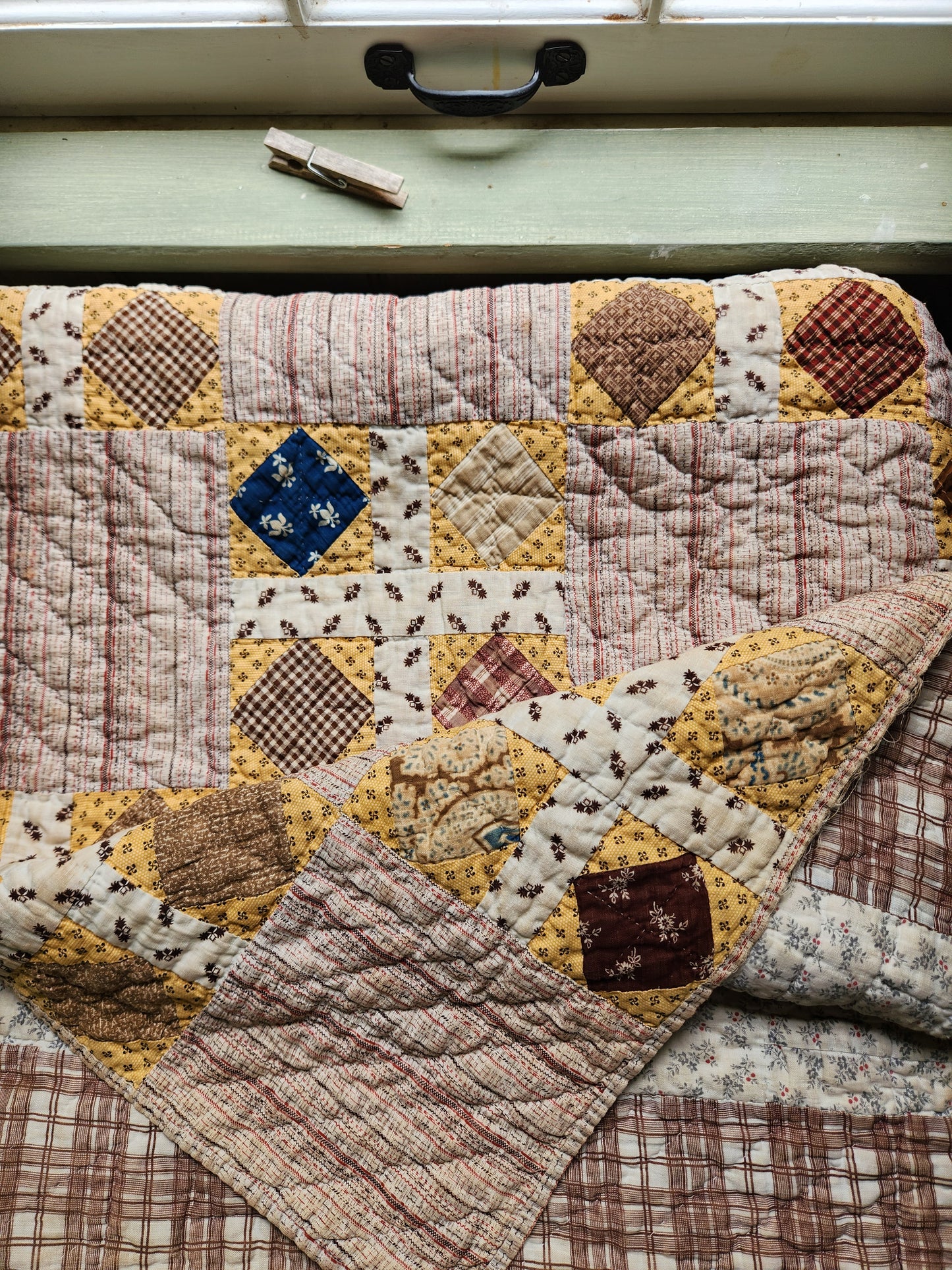 19th Century Antique Patchwork Quilt
