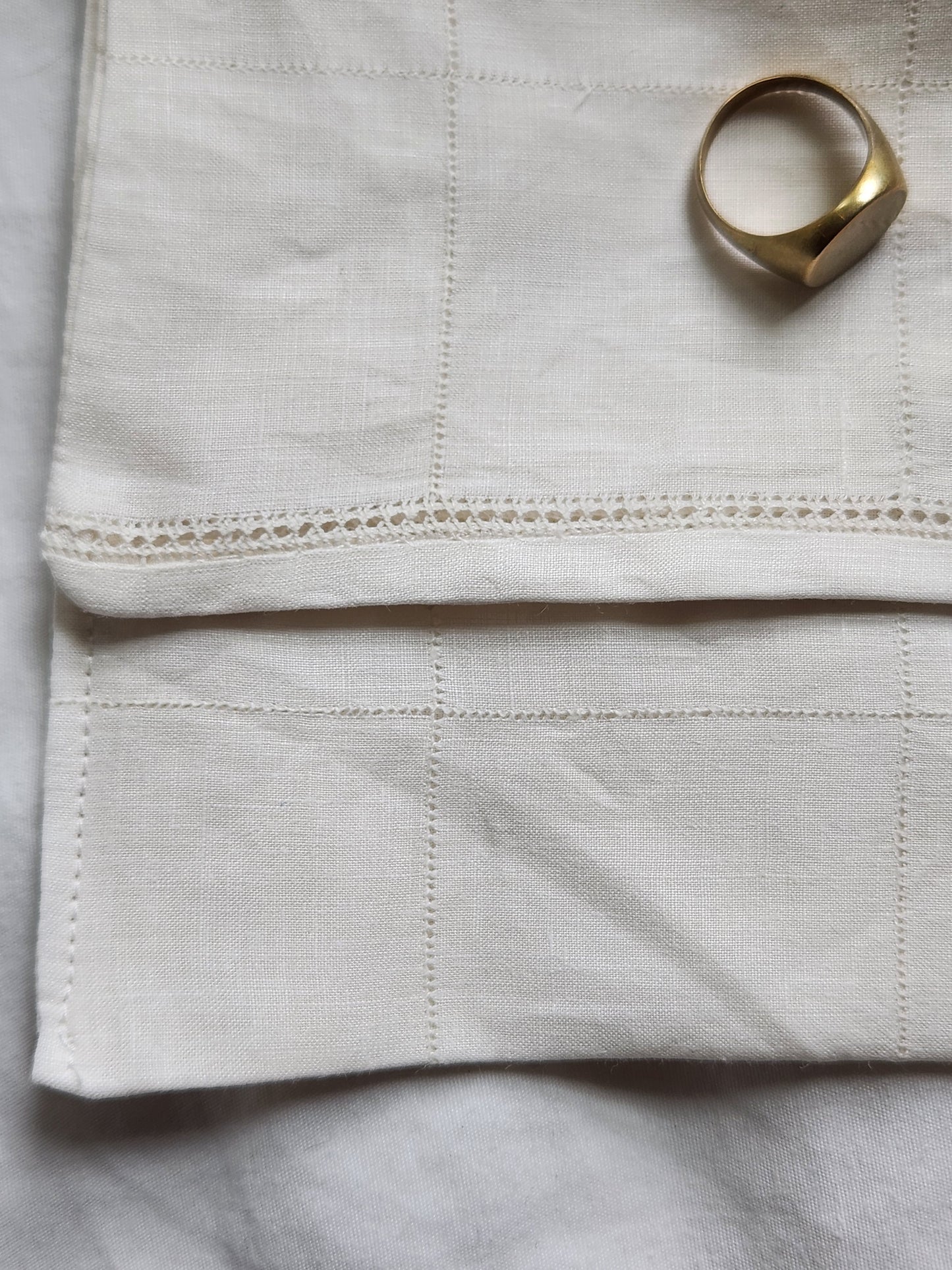 Handmade Window Pane Travel Bag from Antique Cloth
