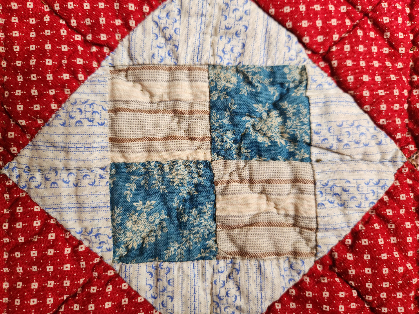 Stunning Patchwork Quilt c1890