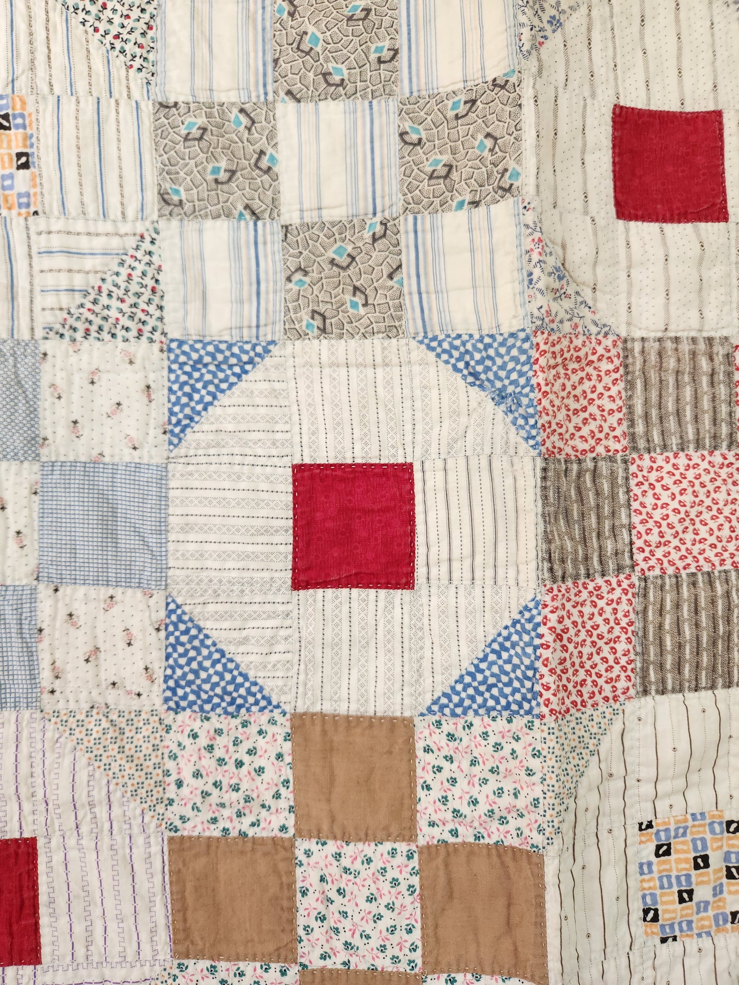 Antique Patchwork Quilt ca 1900