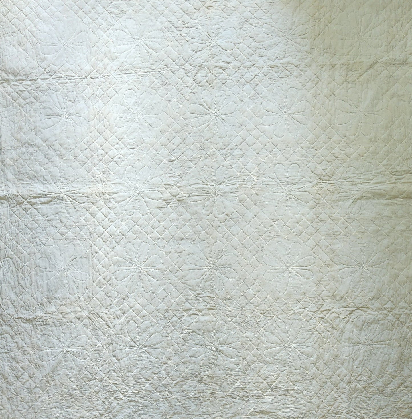 Antique Red & White Irish Chain Quilt