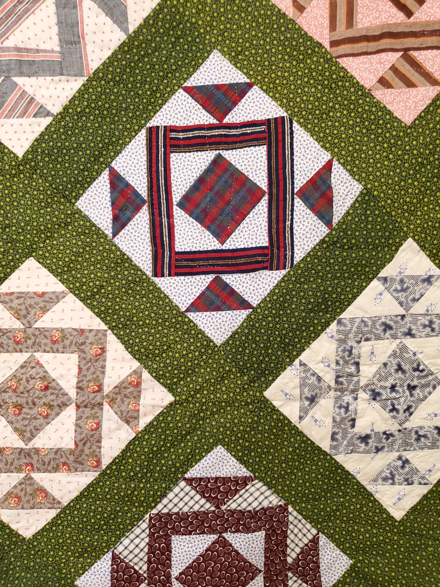 Antique 19th Century Patchwork Quilt ca 1890
